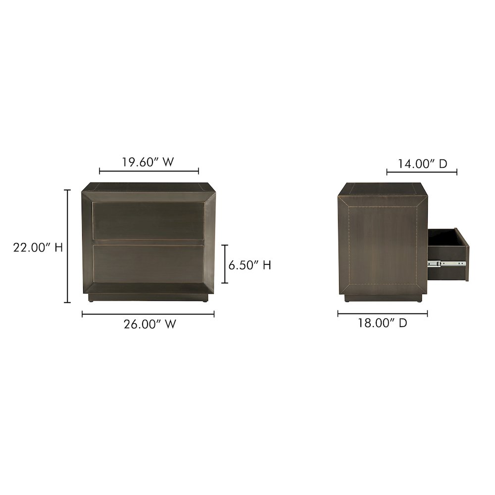 Moe's Home Collection GZ-1184-31 nightstands - View #6