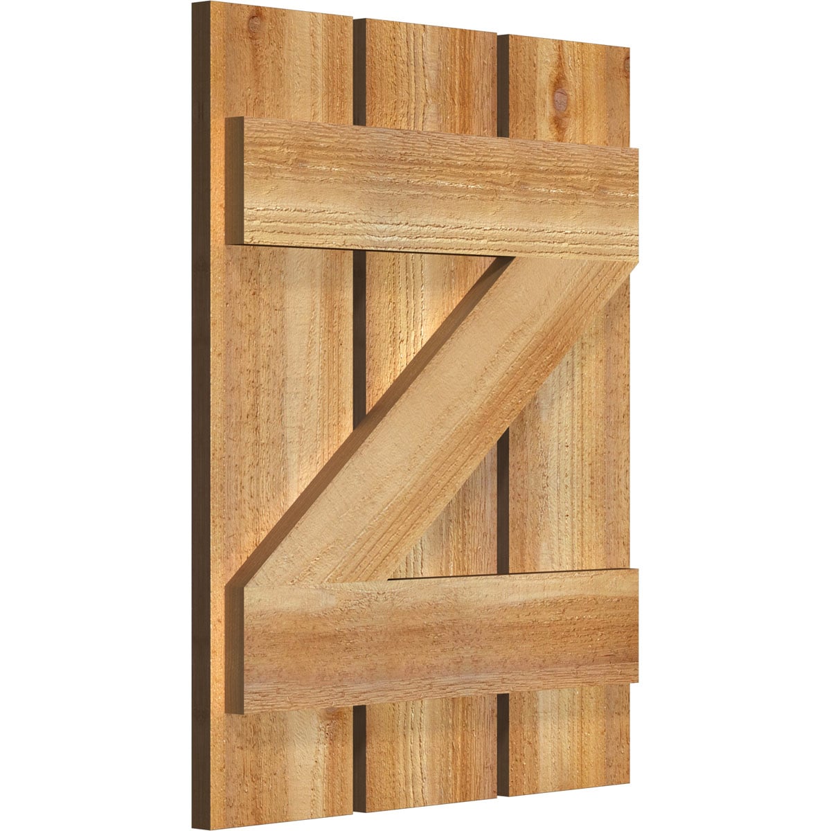 Ekena Millwork RBS06Z17X022RWR Exterior-Shutters - View #2