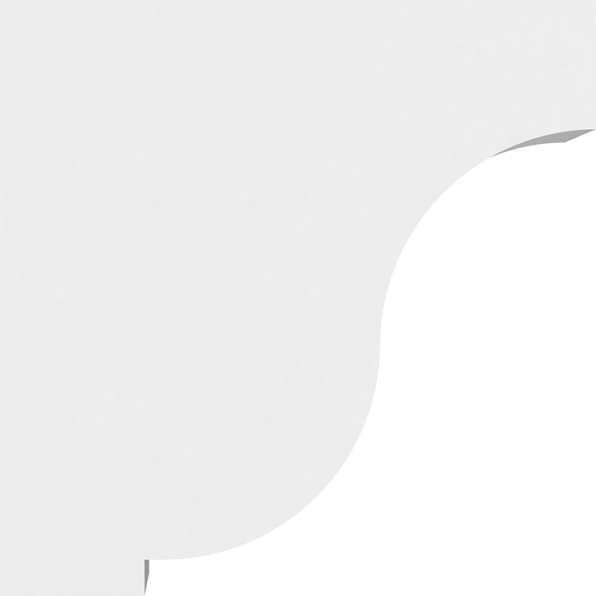 Ekena Millwork BKTP04X08X08VAN Exterior-Brackets-Braces - View #3