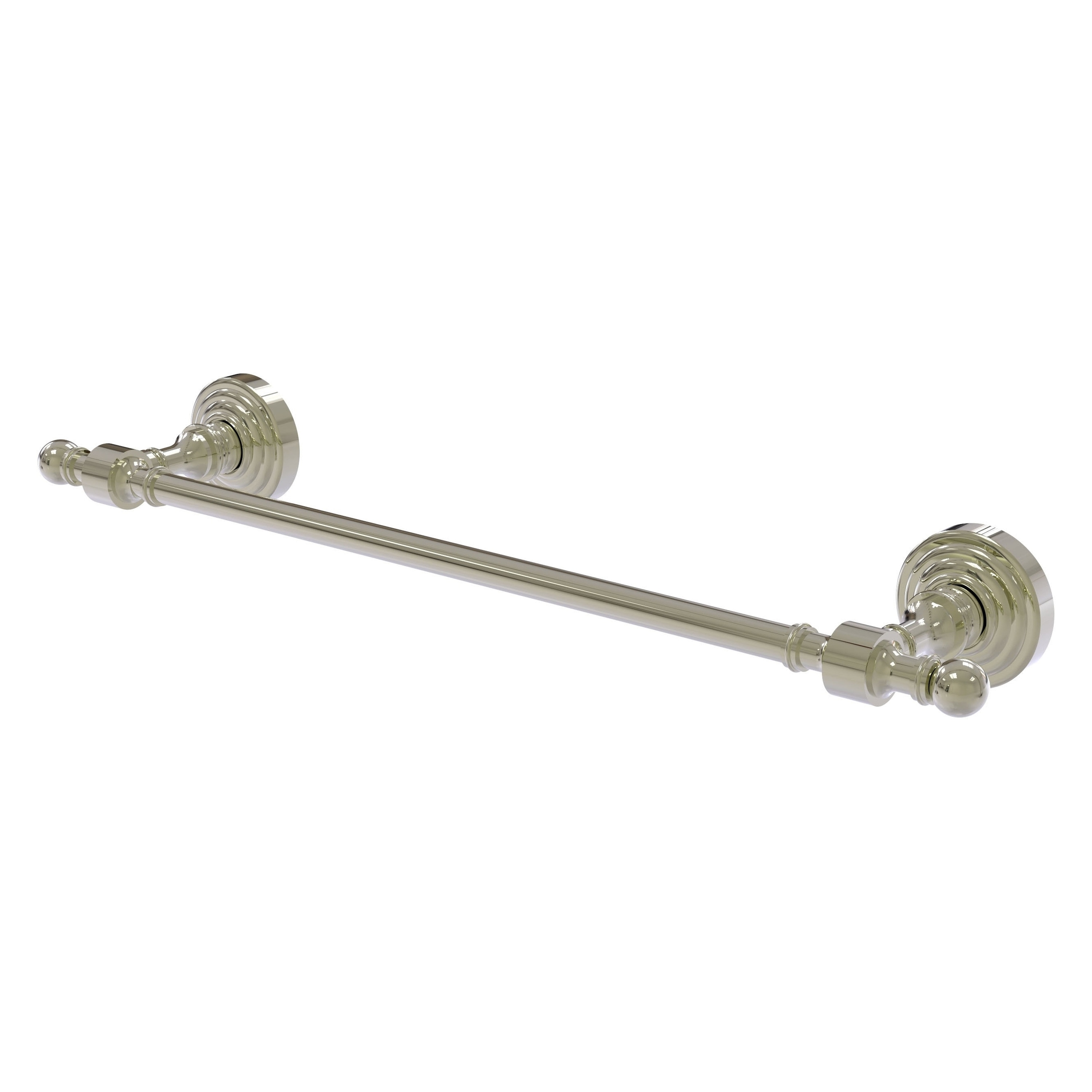 Allied Brass RW-31/24-PNI Retro Wave 24-in Polished Nickel Wall mount Single Towel Bar