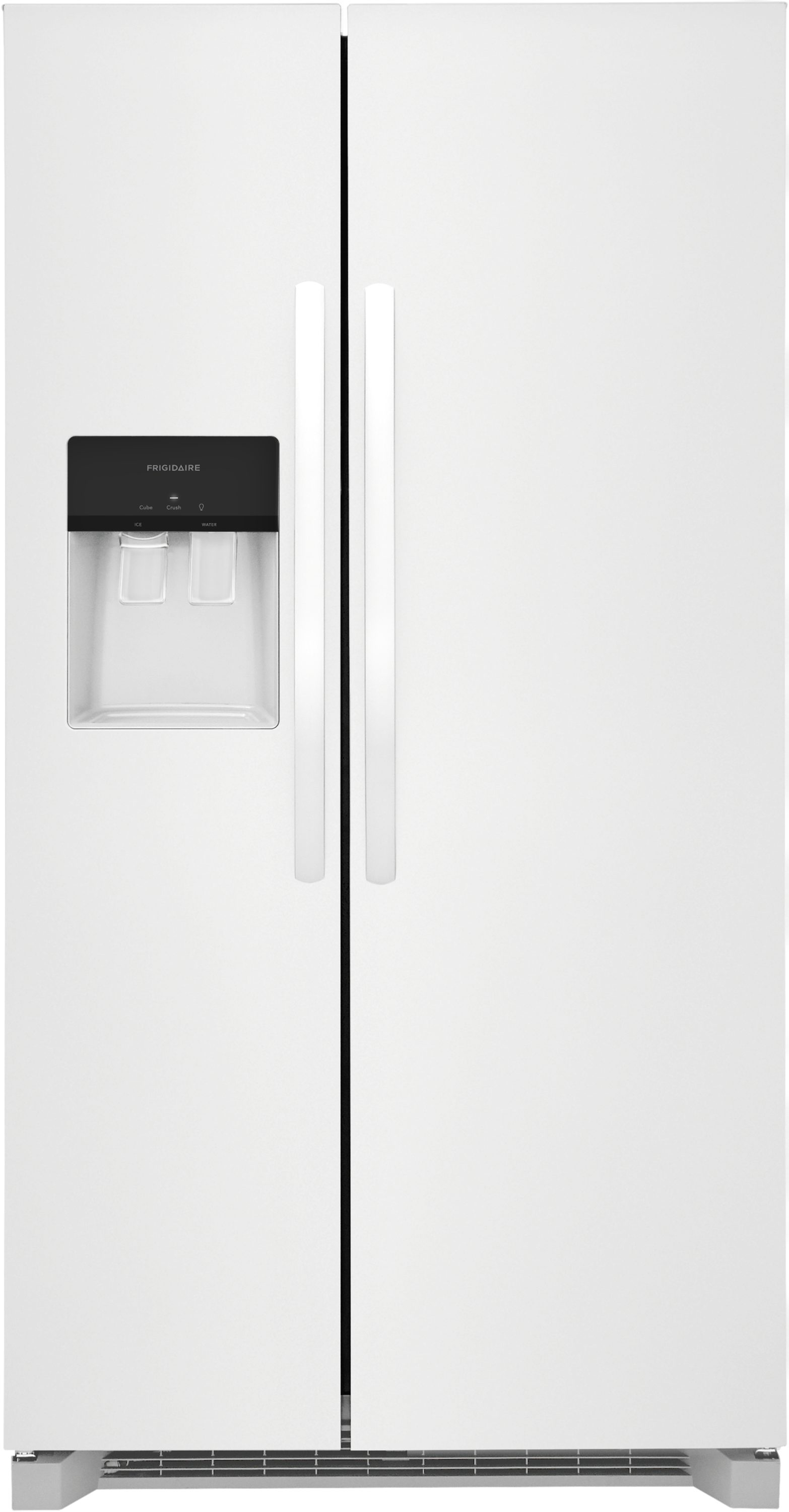 Frigidaire 25.6-cu ft Side-by-Side Refrigerator with Ice Maker, Water and Ice Dispenser (White) ENERGY STAR