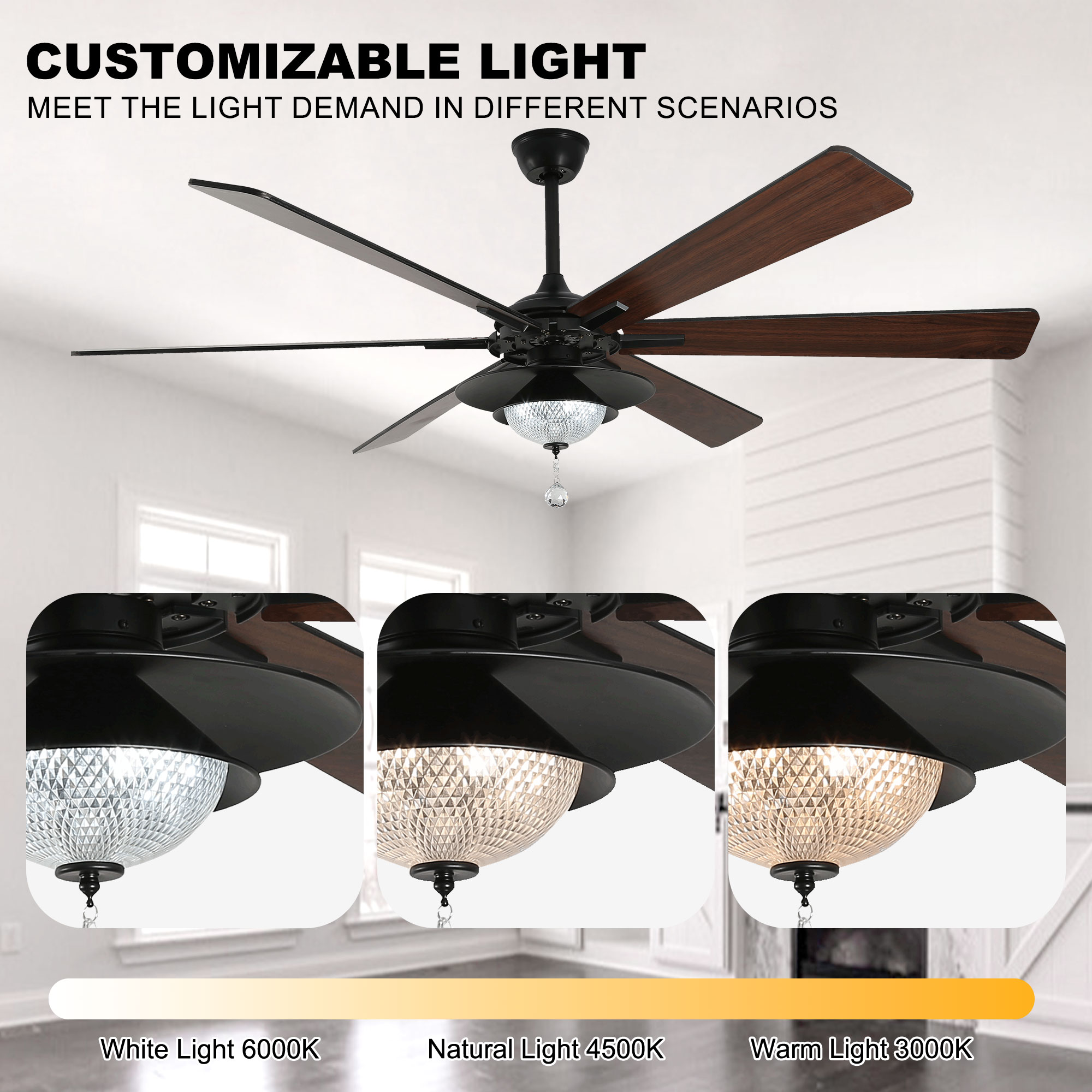 Oaks Decor DC7204-B Ceiling-Fans - View #7