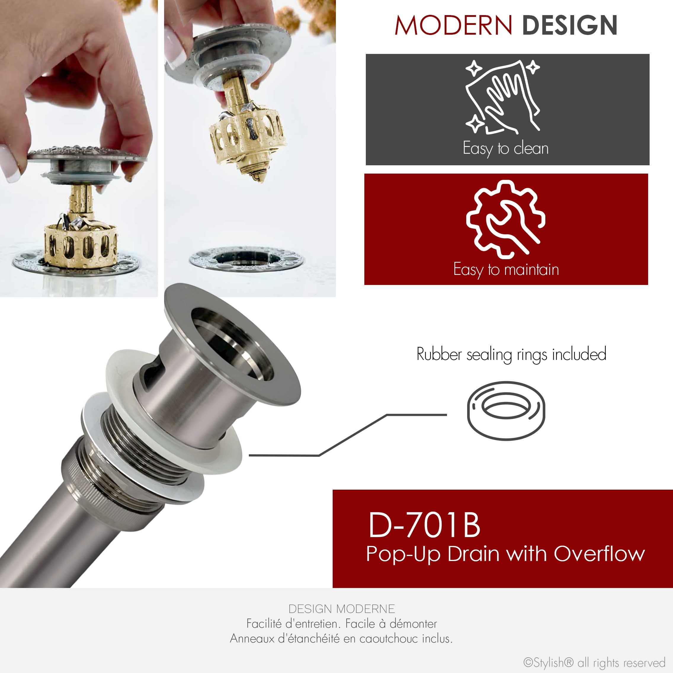 Stylish D-701B Popup-Drains-Accessories - View #10
