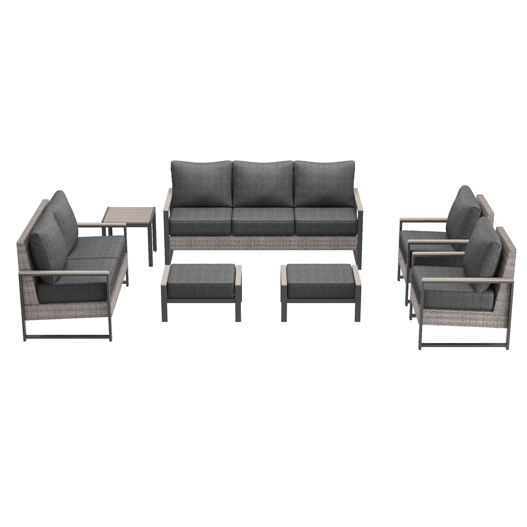 ACEGOSES LW-148HBK-S3T7 Patio-Conversation-Sets - View #2