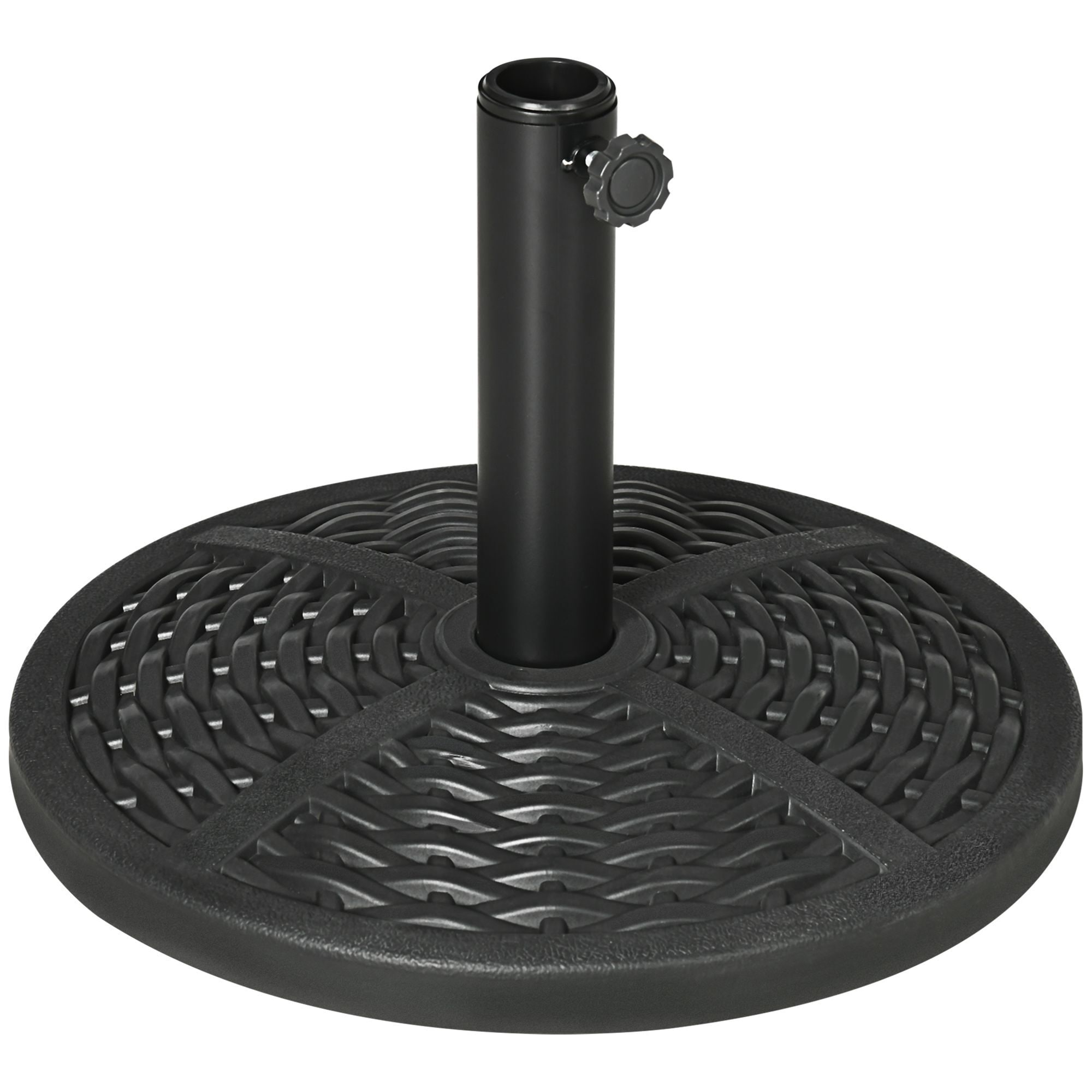 Miki Shinly AB-1377-02JJ Umbrella Bases Black Patio Umbrella Base