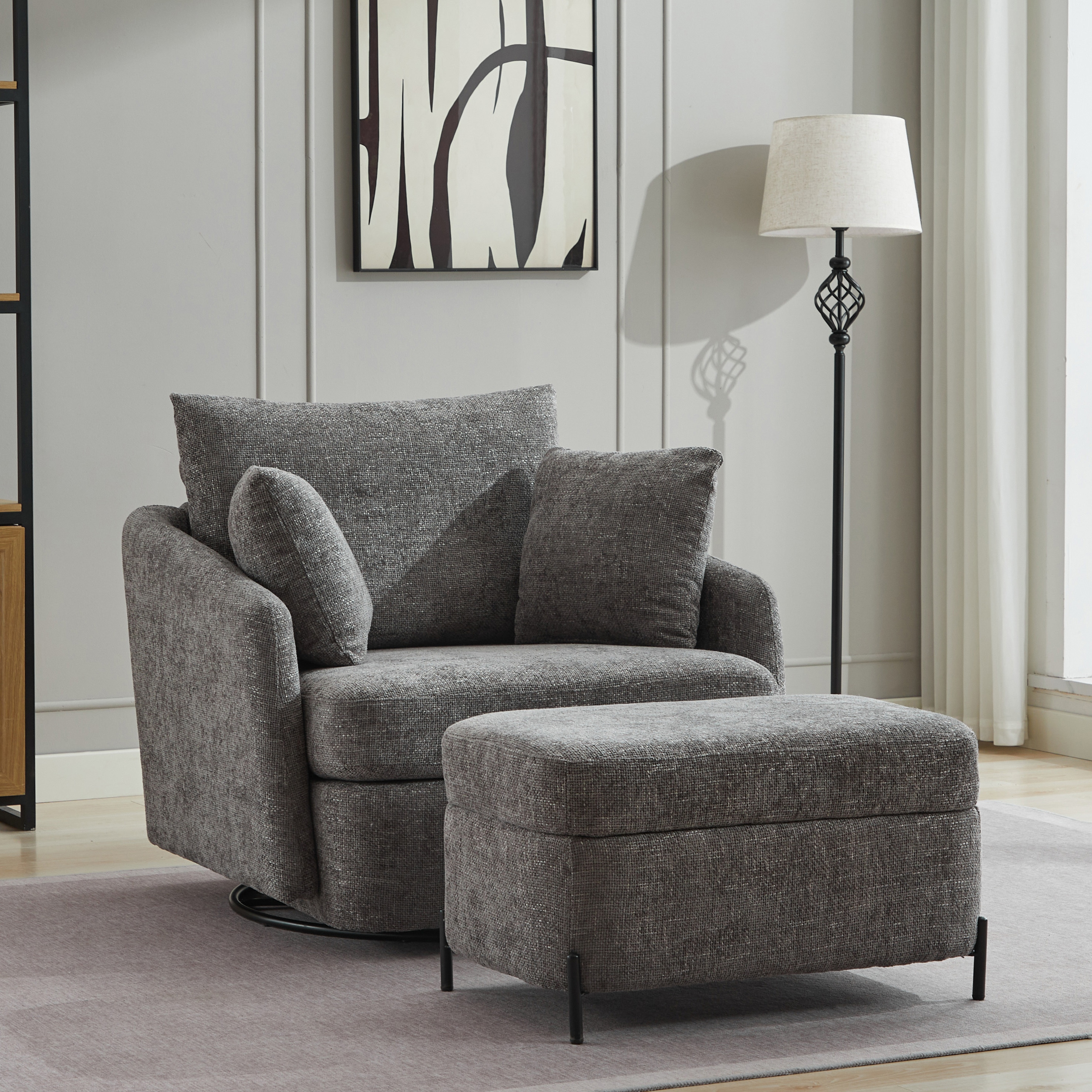 Hrinhom HC-W1103-CHARCOAL chairs - View #2