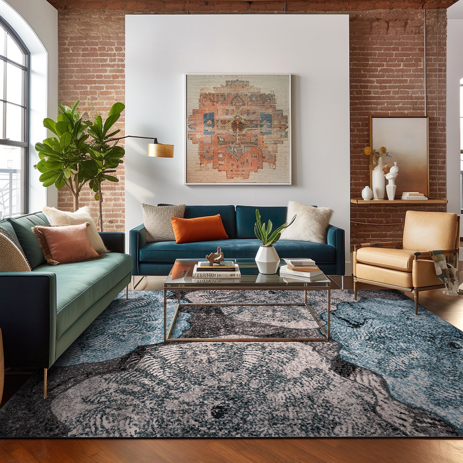 World Rug Gallery 400BLUE8X10 rugs - View #8