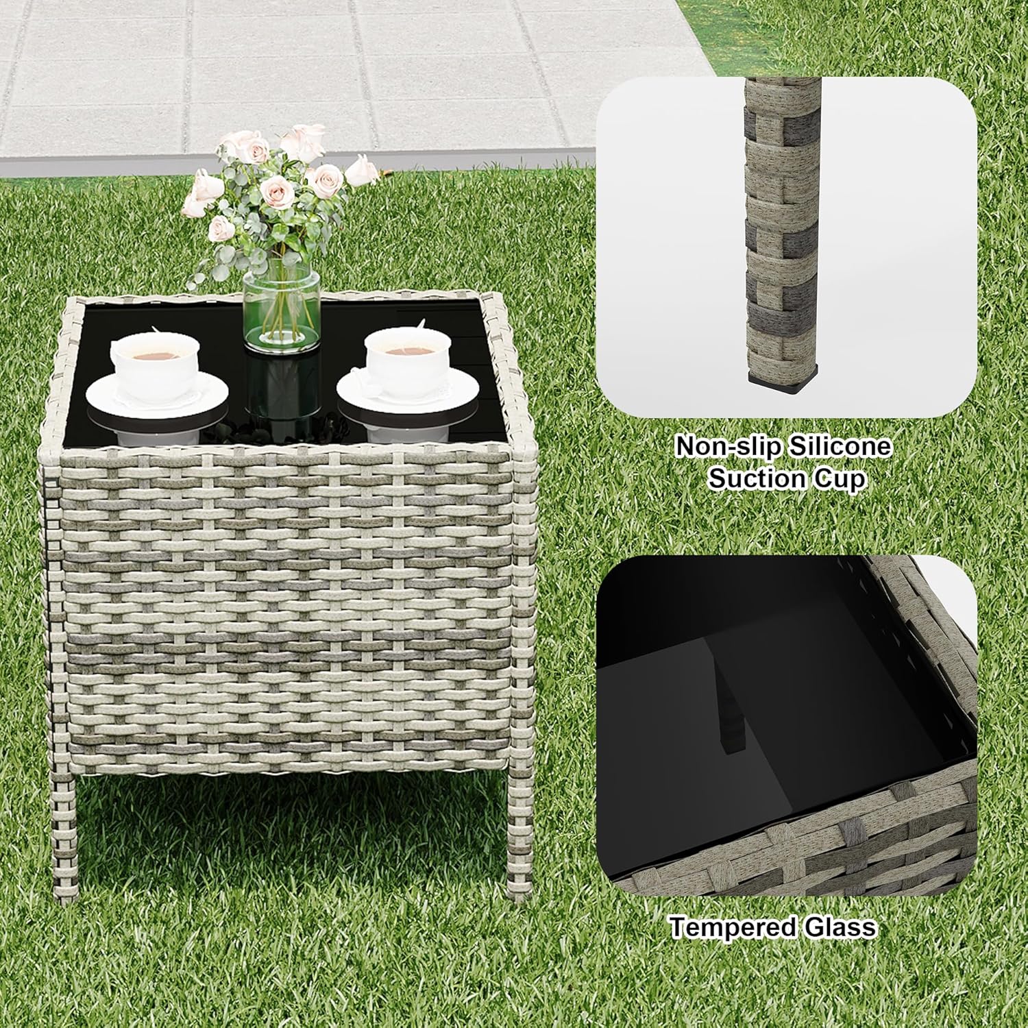 Qeetex LHF-HW-PHO-34ULTCPG Patio-Conversation-Sets - View #6