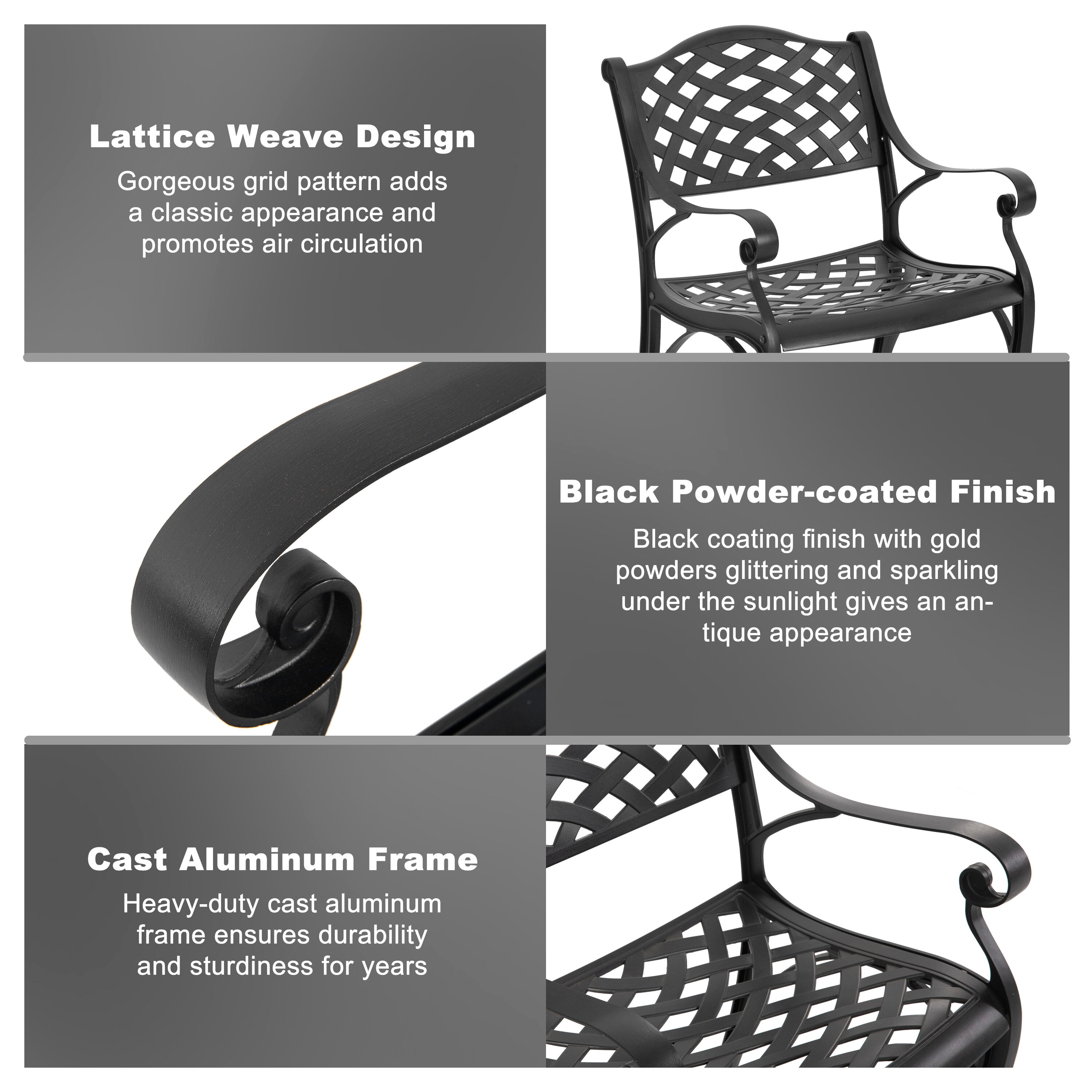 Nuu Garden CD002A-WKL Patio-Chairs - View #7