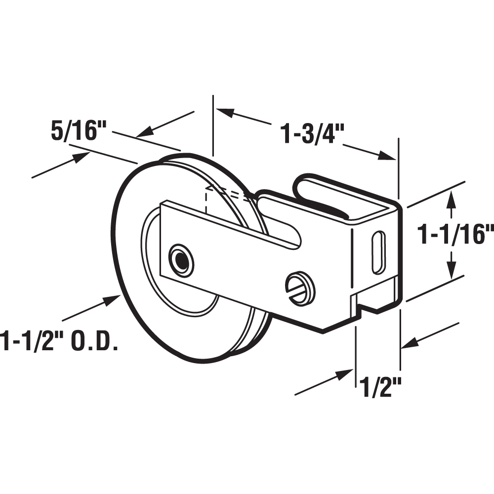 Prime-Line D 1858 Sliding-Patio-Door-Roller-Assemblies - View #2