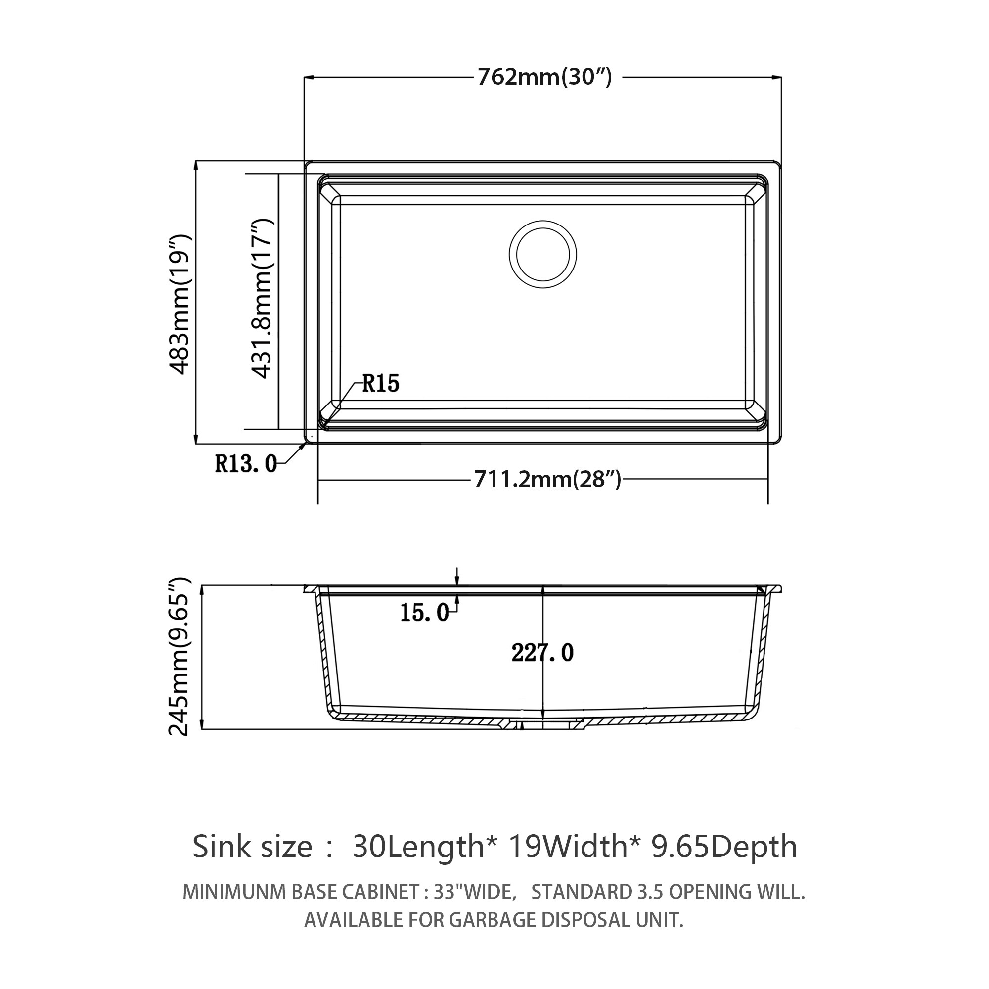 YERIVA DJGA178337 Kitchen-Sinks - View #4