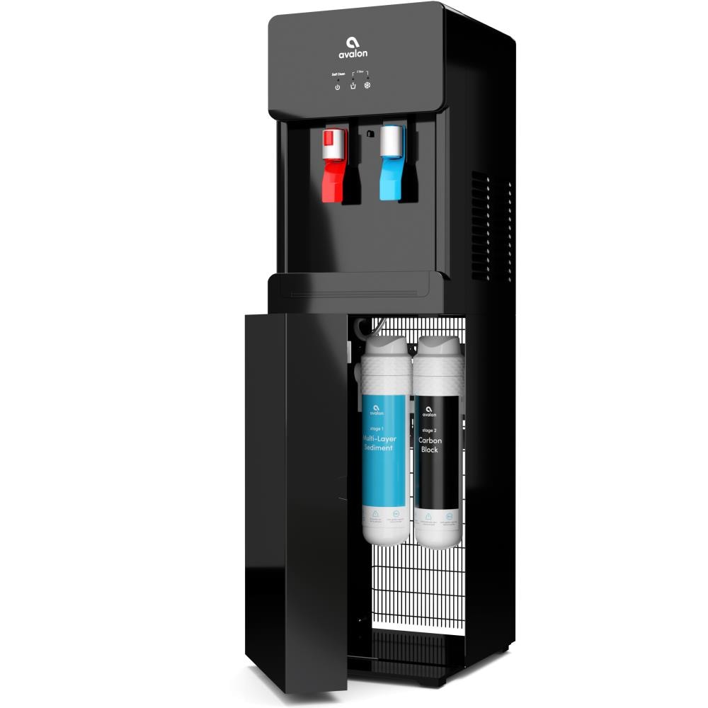 Avalon A7BOTTLELESSBLK Black Fountain Cold and hot Water cooler