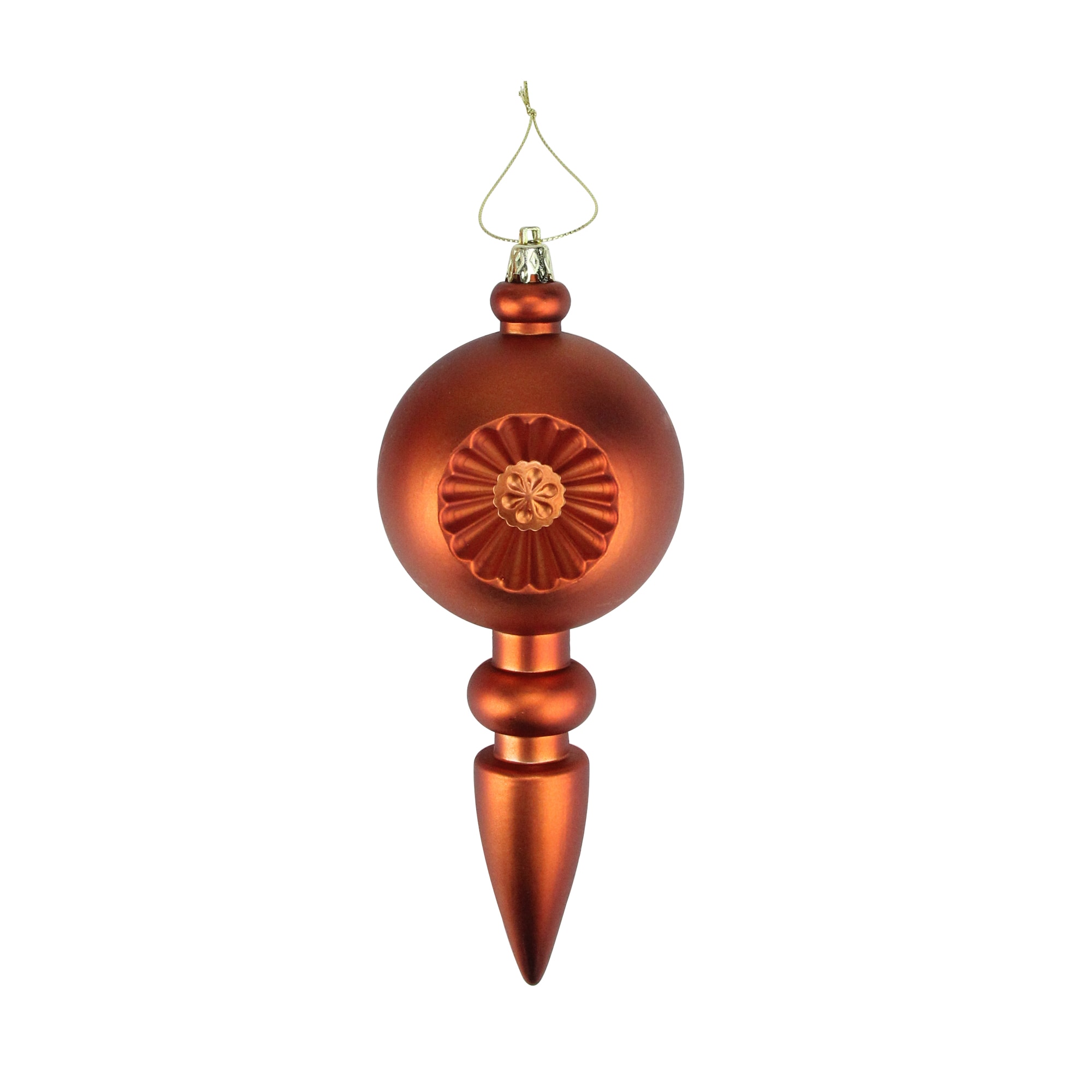 24-inch Jumbo Shatterproof Finial Christmas Ornament, Red/Green