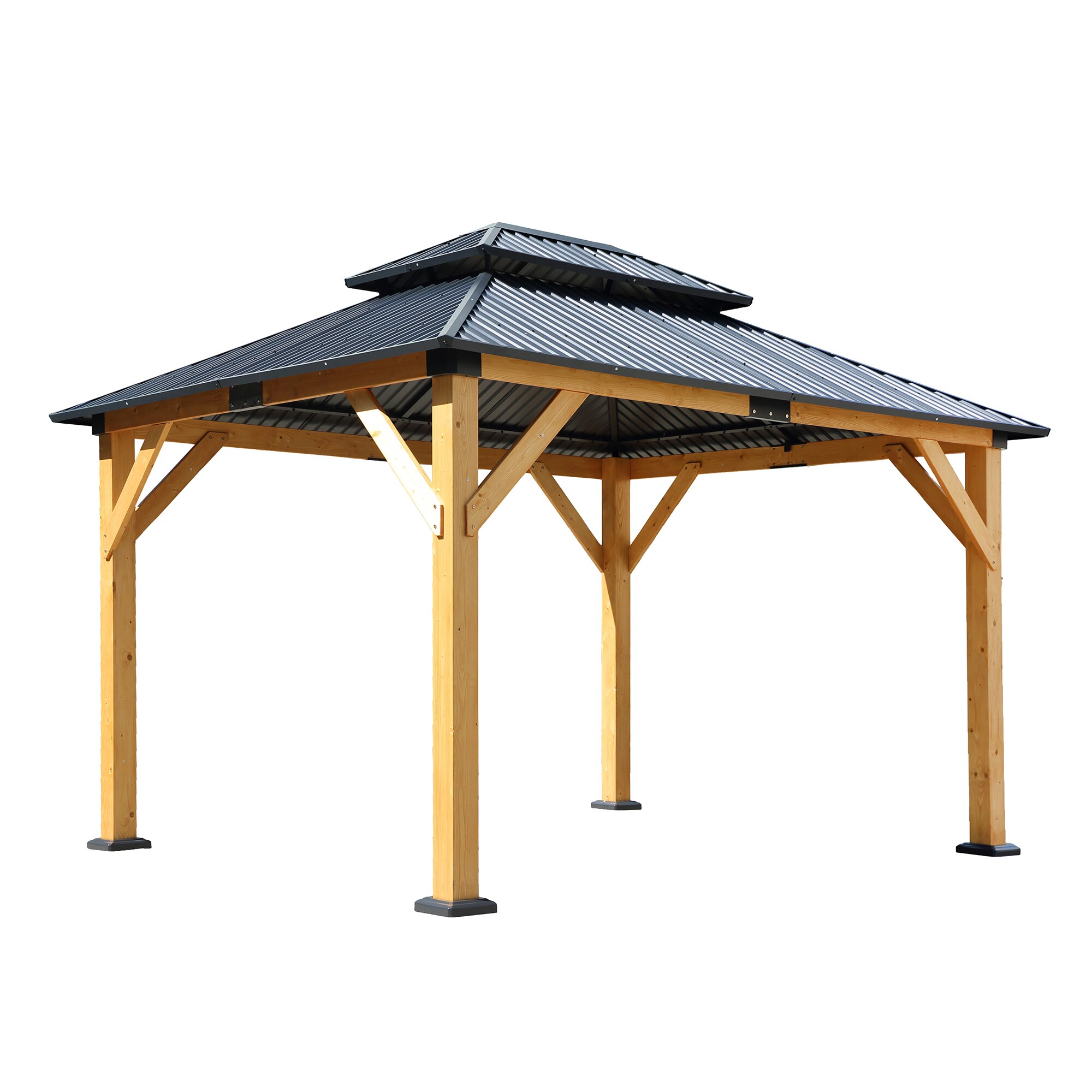 SINOFURN SYA020121BG Wood-Resin-Gazebos - View #8