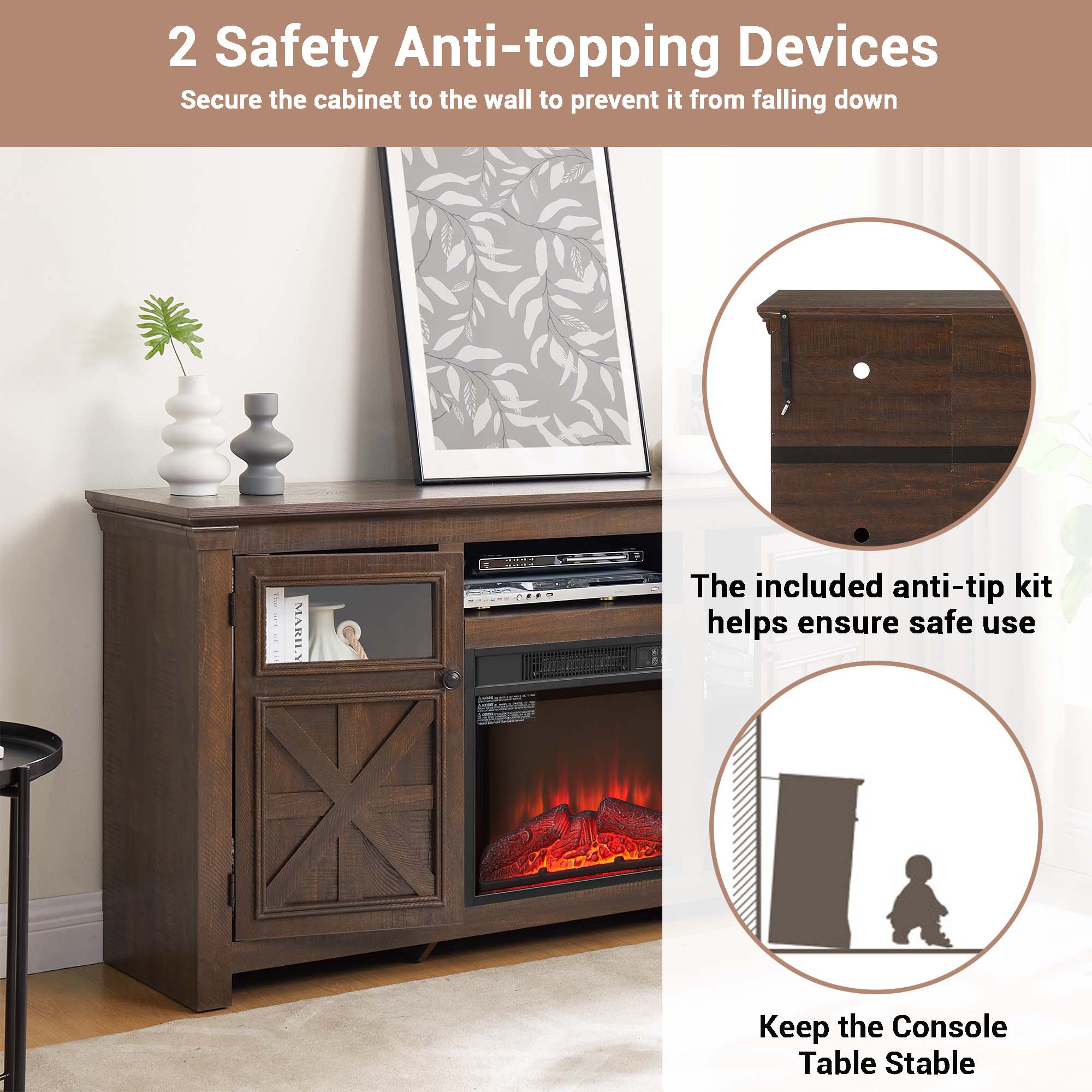 Fun Orange FUN25EF06 Electric-Fireplaces - View #7