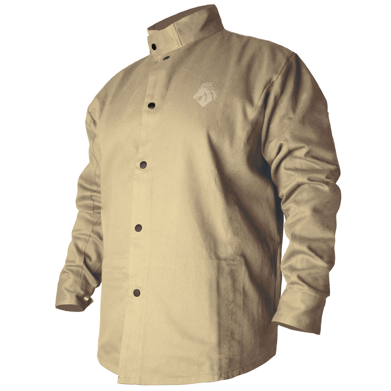 Black Stallion  BXTN9C BSX Flame-Resistant Cotton Welding Jacket Khaki Large