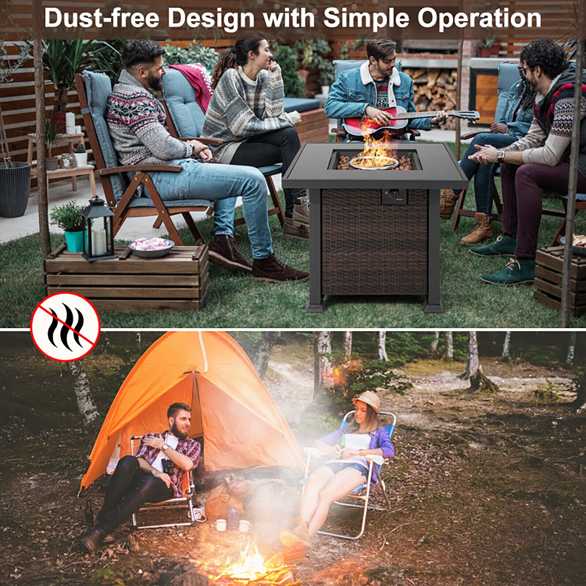 CASAINC WFEHFP-03-B Outdoor-Gas-Firepits - View #7