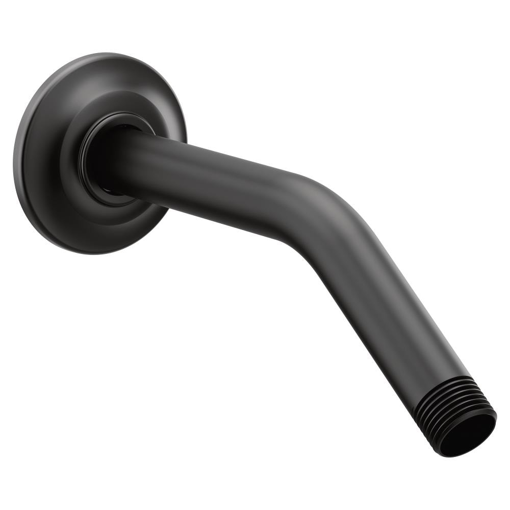 Moen S122BL Rothbury Matte Black 7.52-in Universal Shower Escutcheon 0.5-in -ID