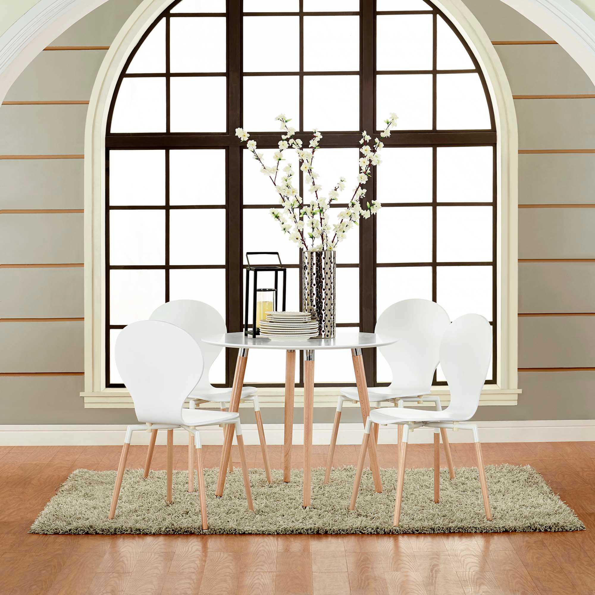Modway EEI-1369-WHI Dining-Chairs - View #2