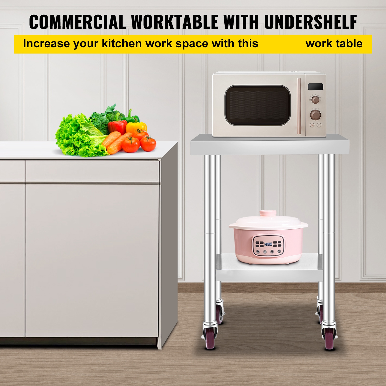 VEVOR SCCFGZT24X1800040V0 Dining-Tables - View #2