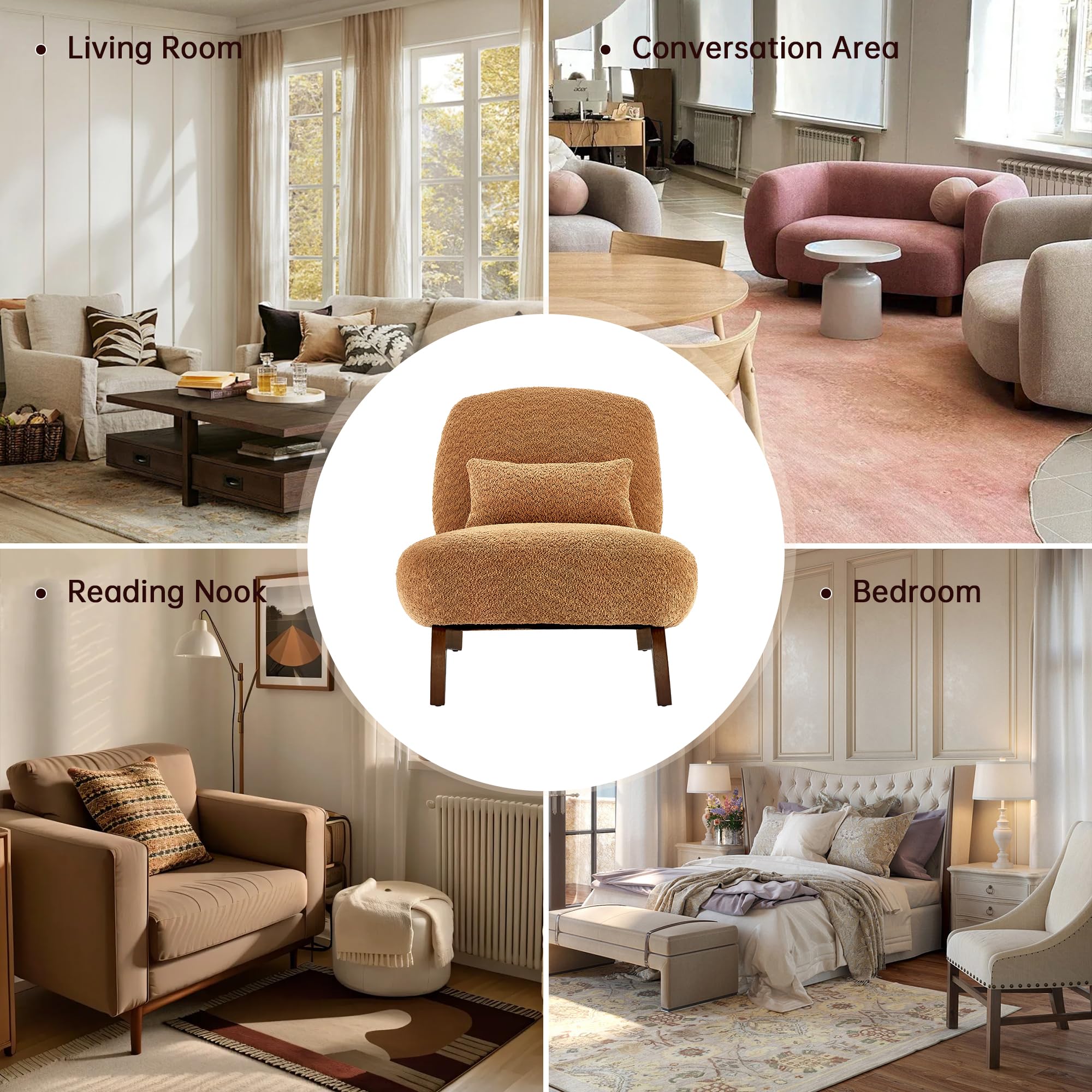 FARATI CL01-AC-CARAMEL chairs - View #5