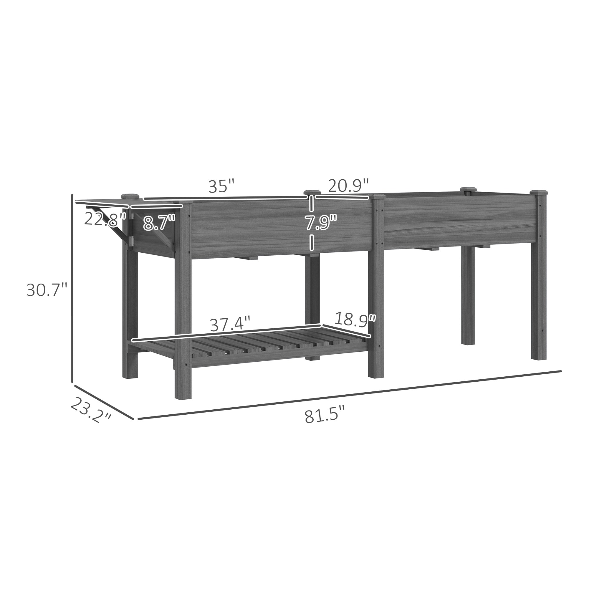 LUXEYARD DS-M-BAC06665 Raised-Garden-Beds - View #5