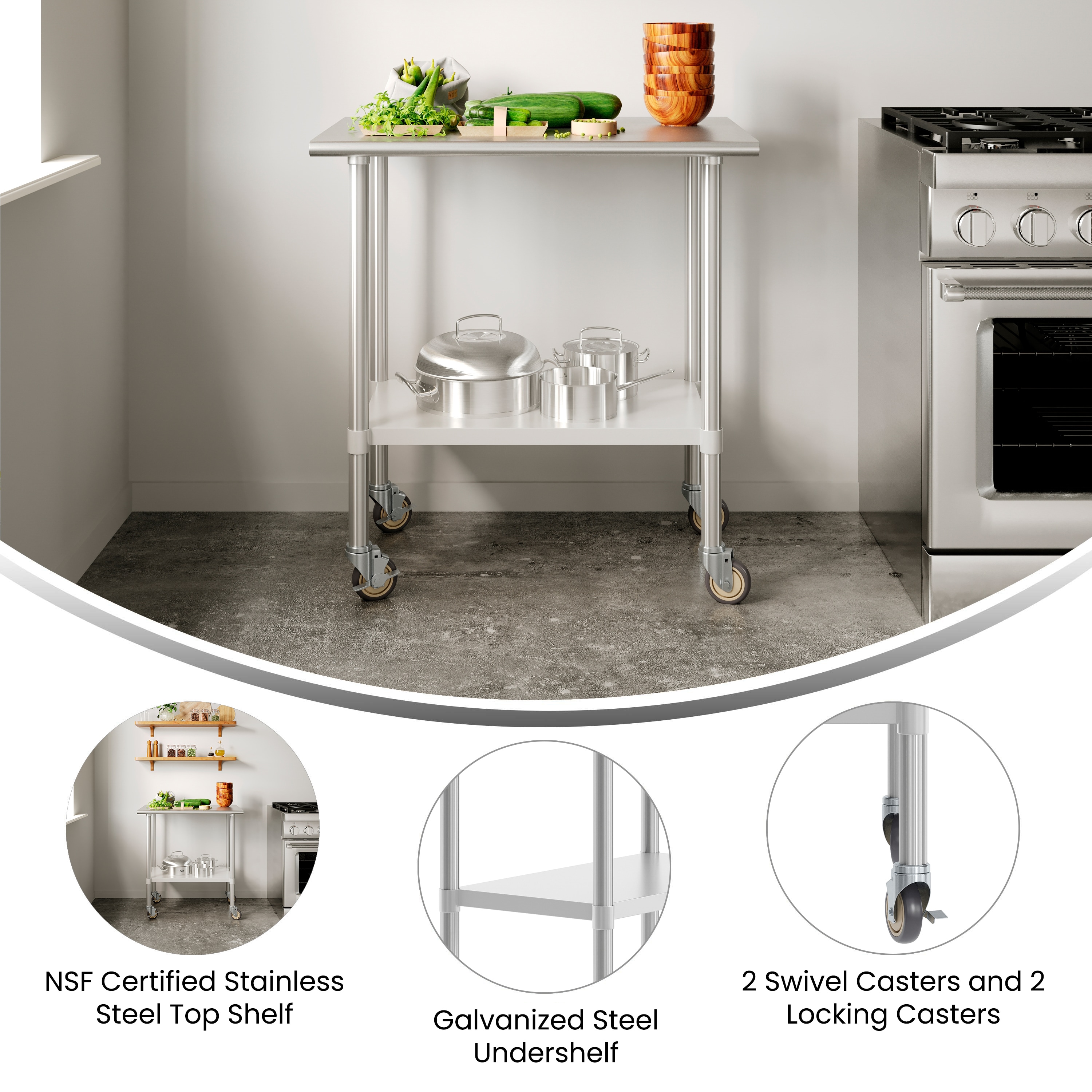 Flash Furniture 196861194948 Kitchen-Furniture - View #3