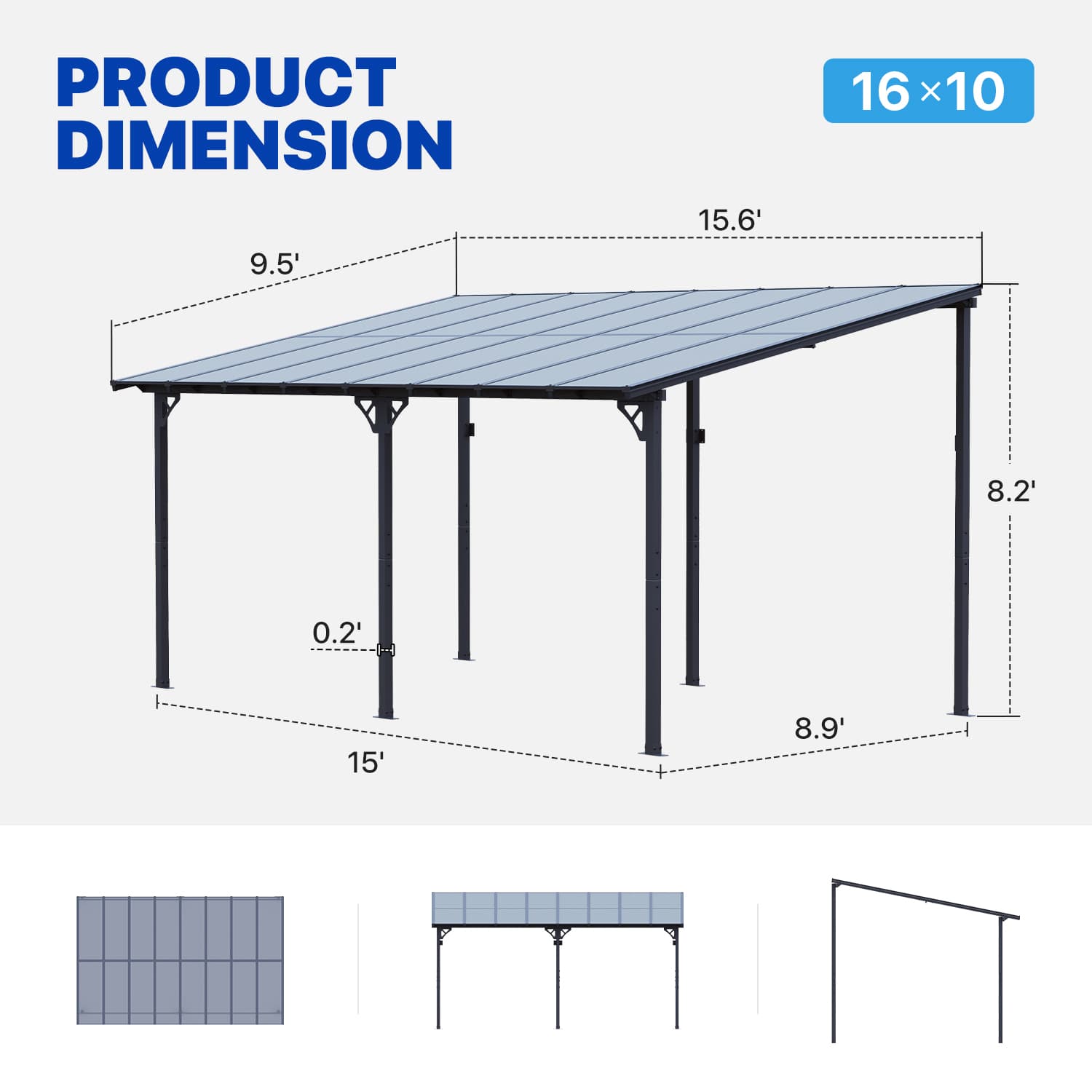 Sunmthink GBSM30B54 Pergolas-2 - View #4