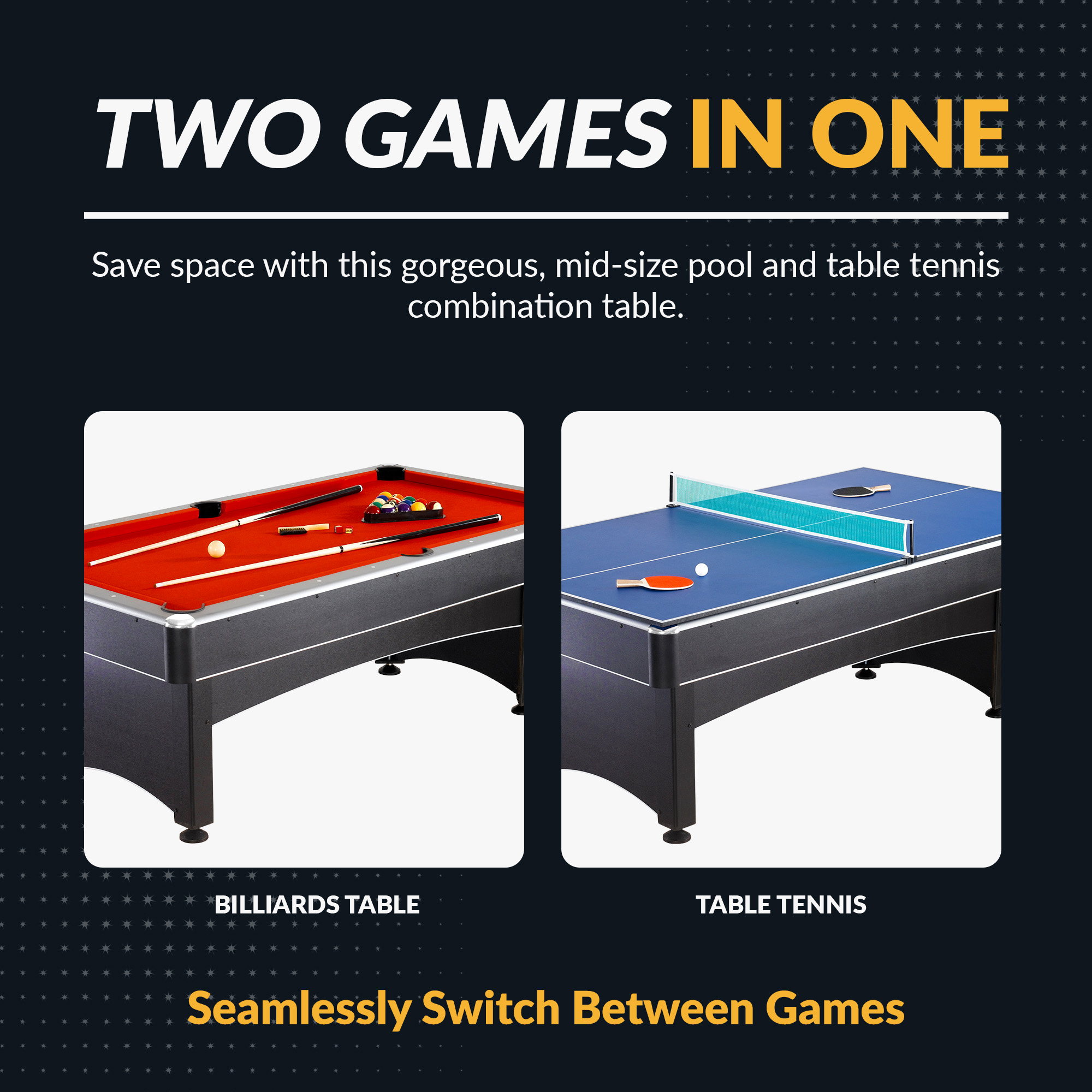 Hathaway BG1023 Multi-Game-Tables - View #3