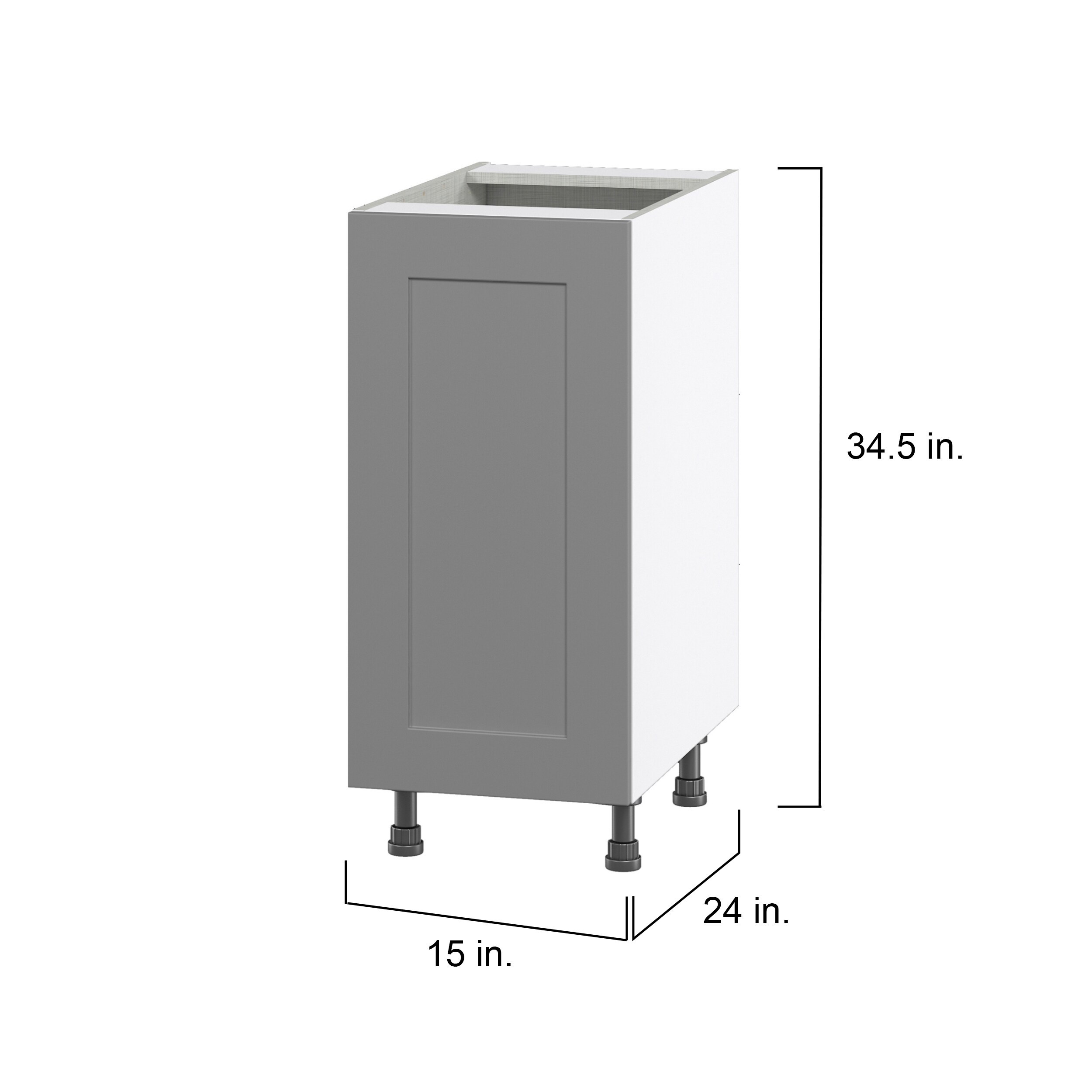Hugo&Borg DSB15FH(L/R)-BM Cabinets-Kitchen - View #4