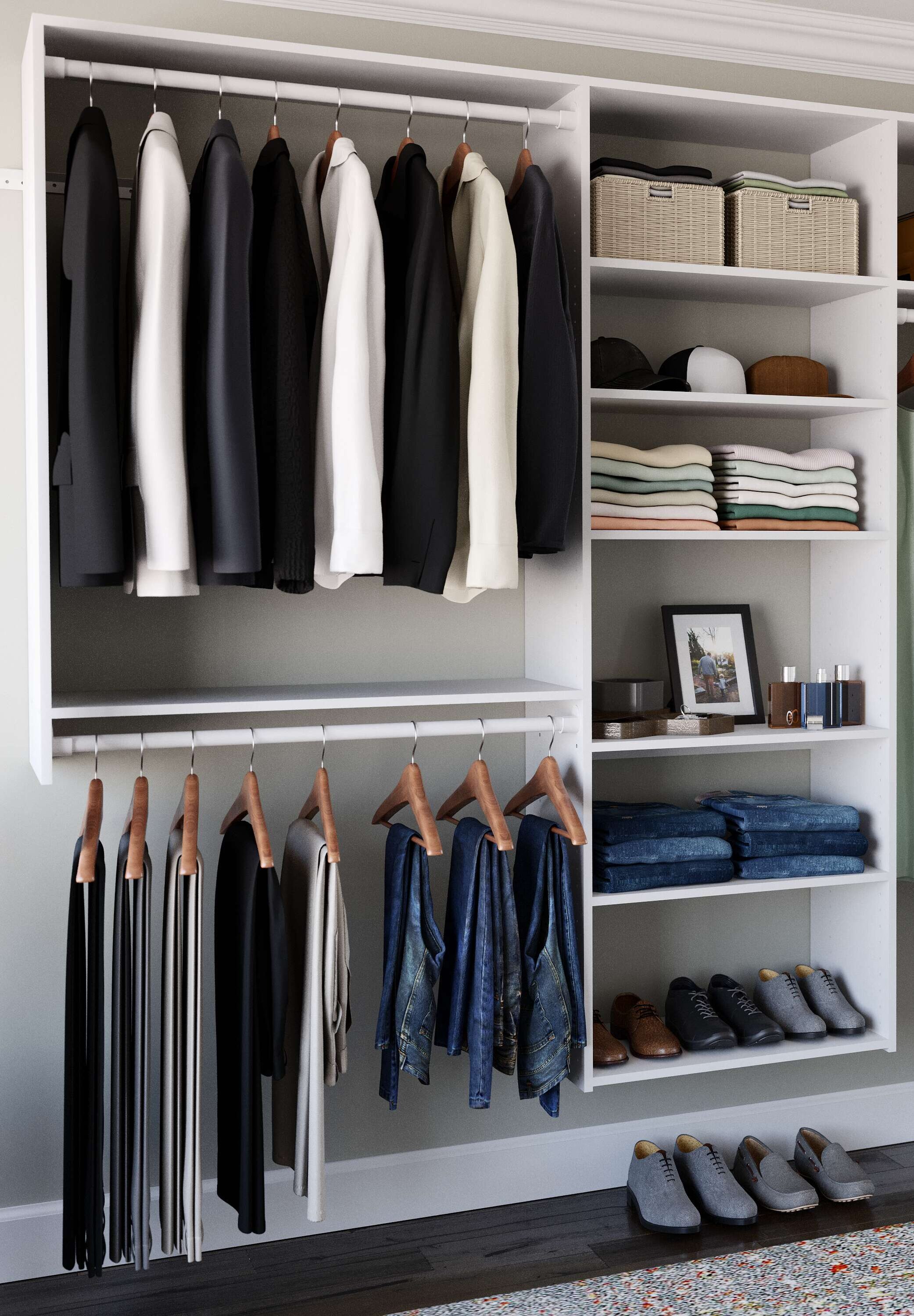 Easy Track PH162-WH Wood-Closet-Kits - View #4