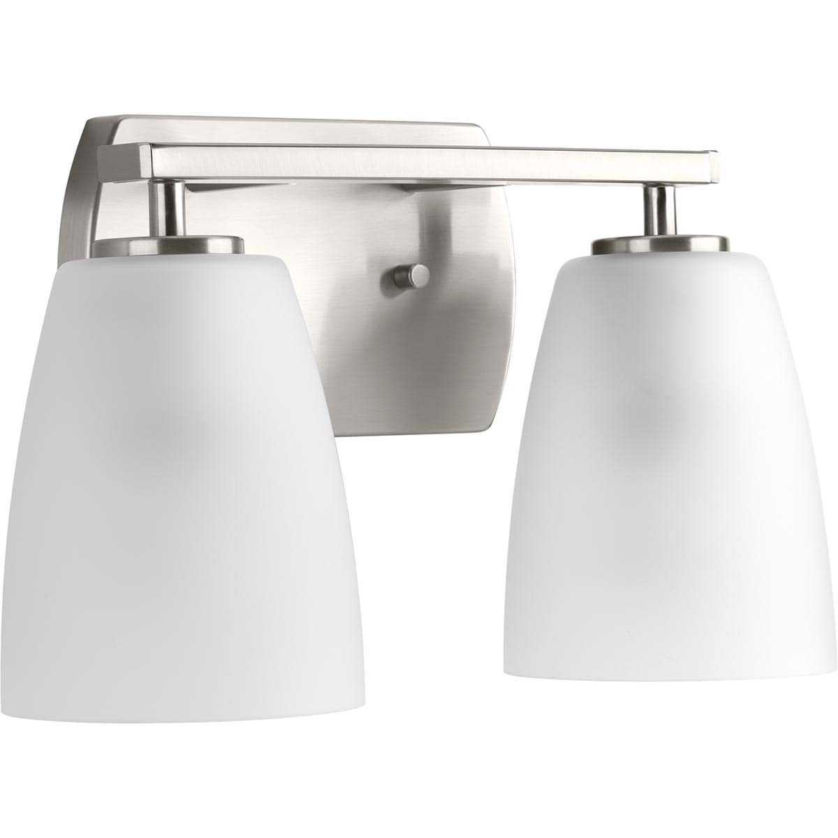 Progress Lighting P300132-009 Leap 13.87-in 2 -Light Brushed Nickel Modern/contemporary Vanity light
