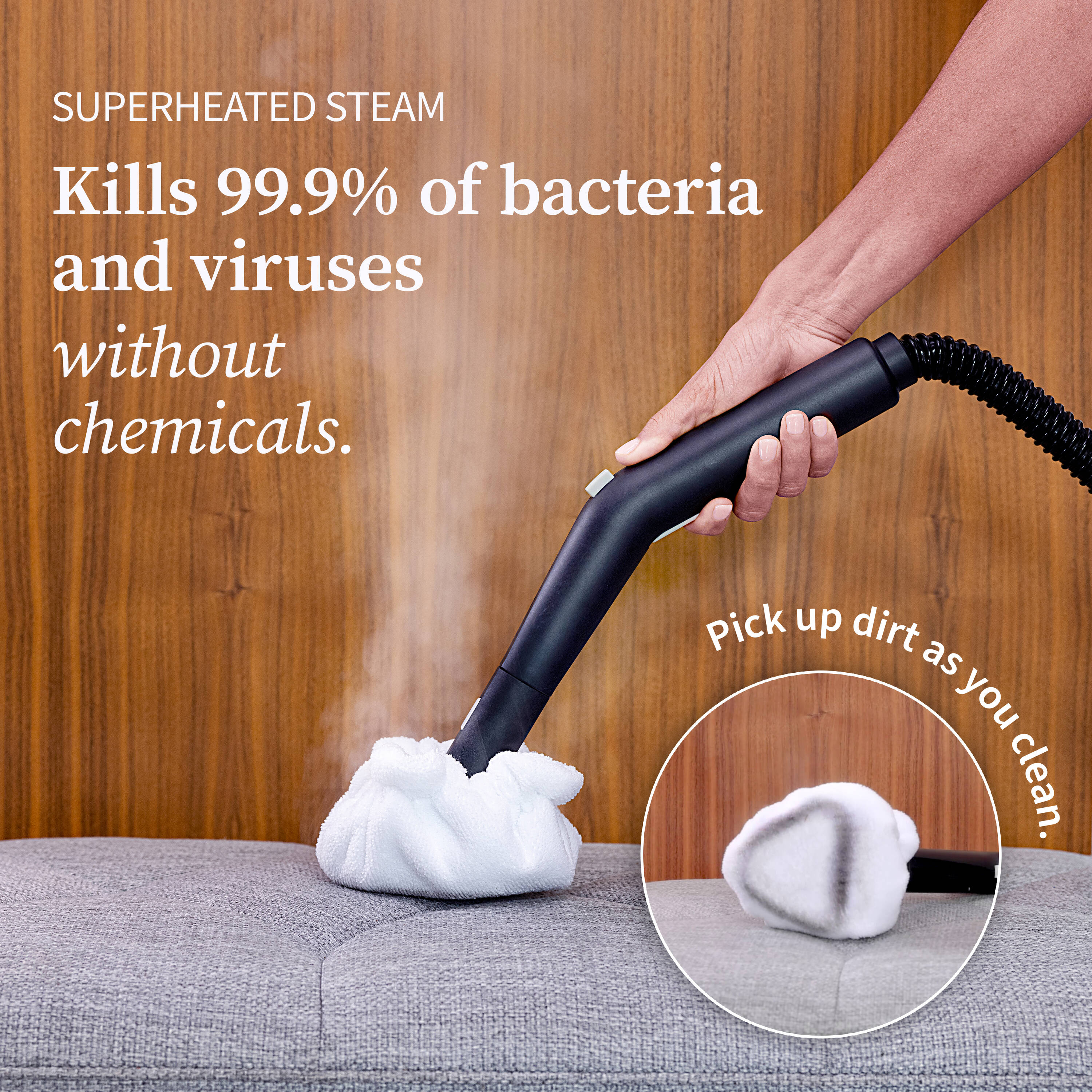 Dupray Neat Upholstery Multipurpose Steam Cleaner in the Steam