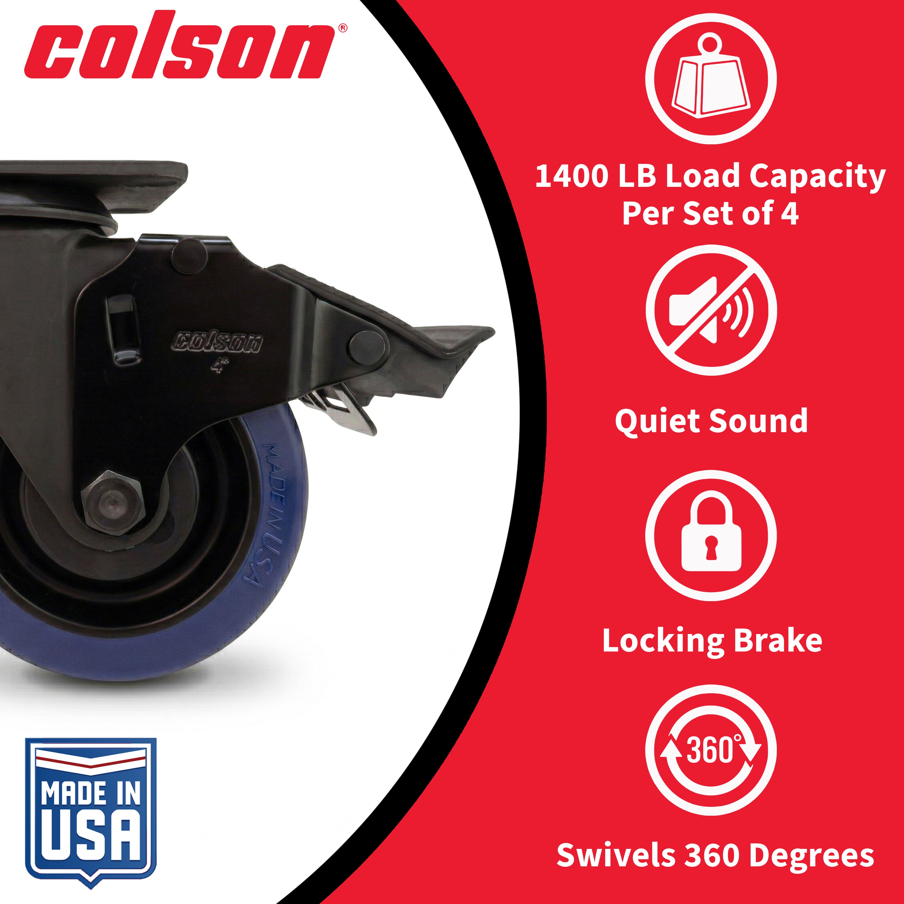 Colson 82331 casters - View #2