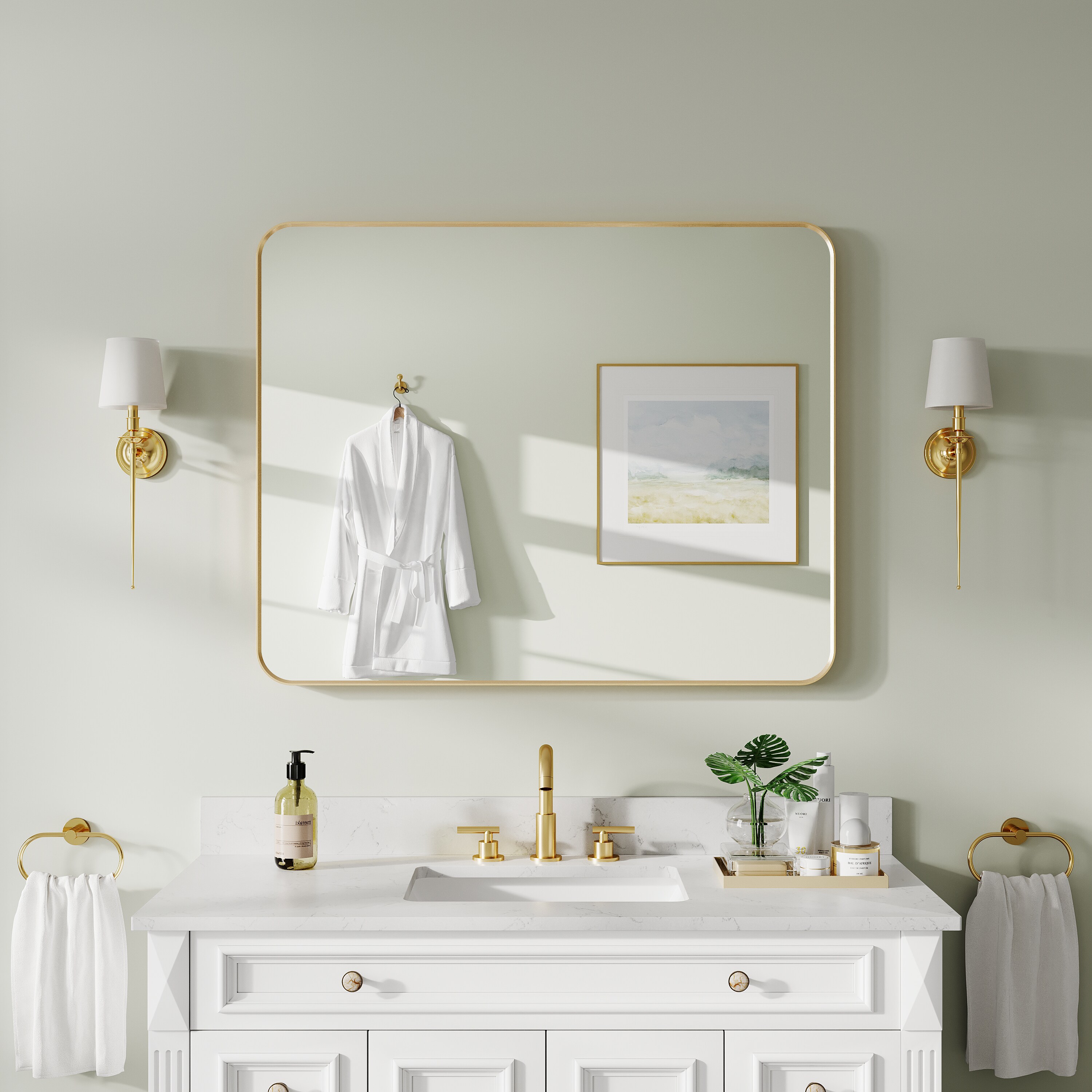 Forclover HYFE-8036CA Framed-Bath-Mirrors - View #2