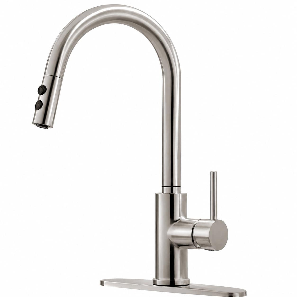 Oyezvary  Kitchen Faucet Kitchen Sink Faucet Sink Faucet Pull Down Kitchen Faucets Bar Kitchen Faucet Brushed Nickel Metal Spray Head RB1018