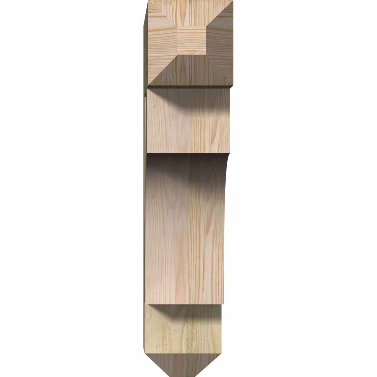 Ekena Millwork BKT06X24X28WTL04RDF Exterior-Brackets-Braces - View #2
