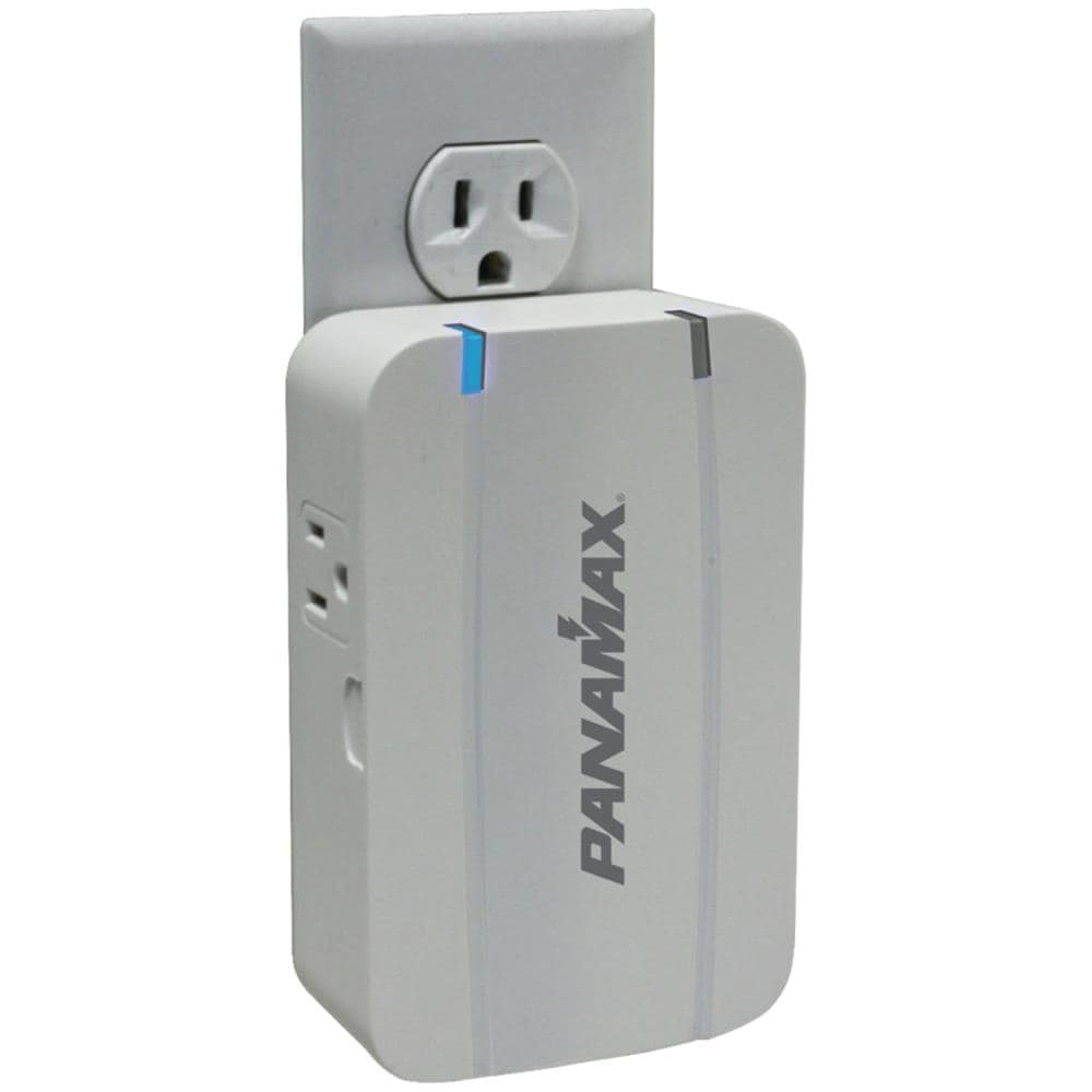 Panamax 2-Outlet 1350 Joules 1800-Watt Indoor Various Receptacles Surge  Protector in the Surge Protectors department at