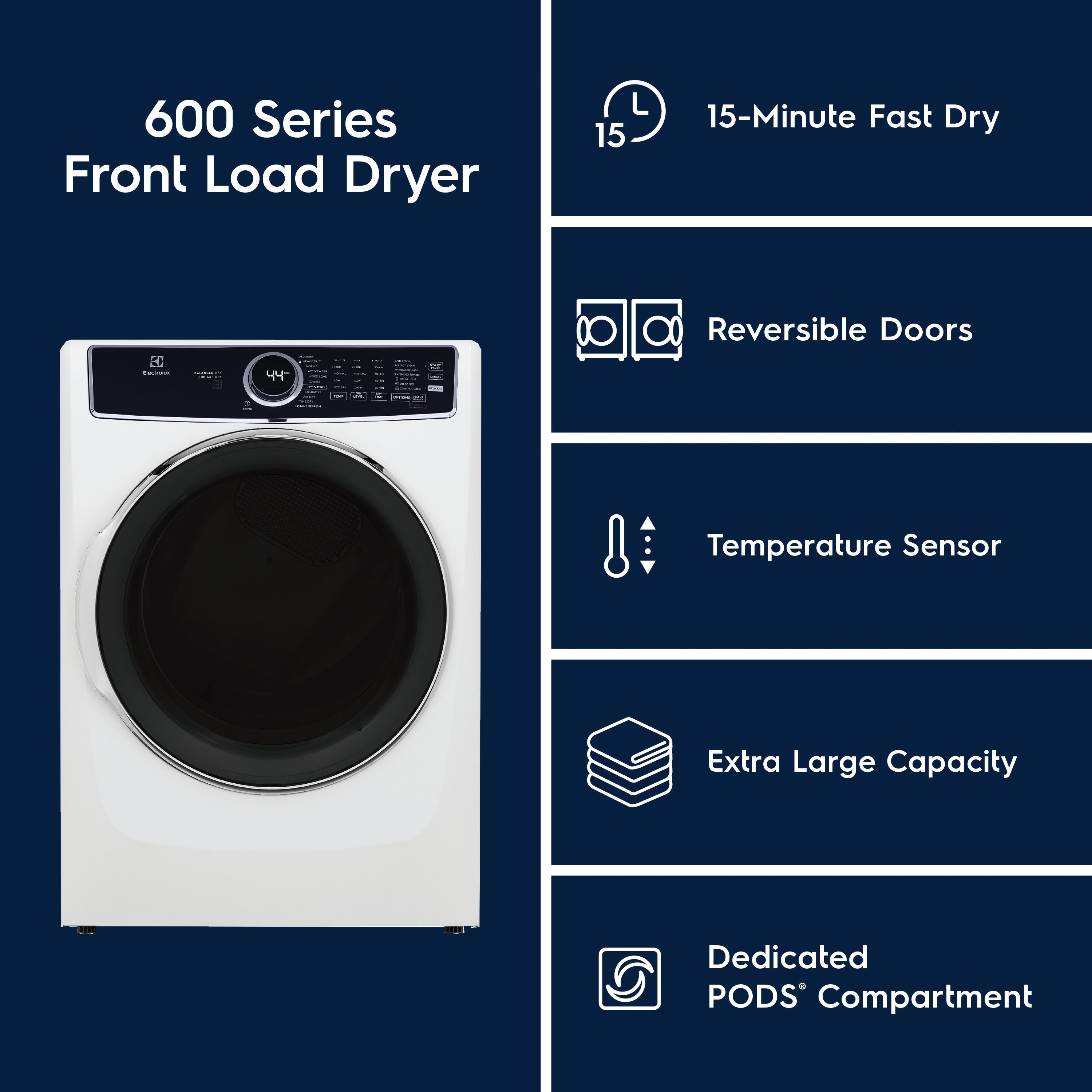 Electrolux ELFE7637AW Elec-Dry - View #4