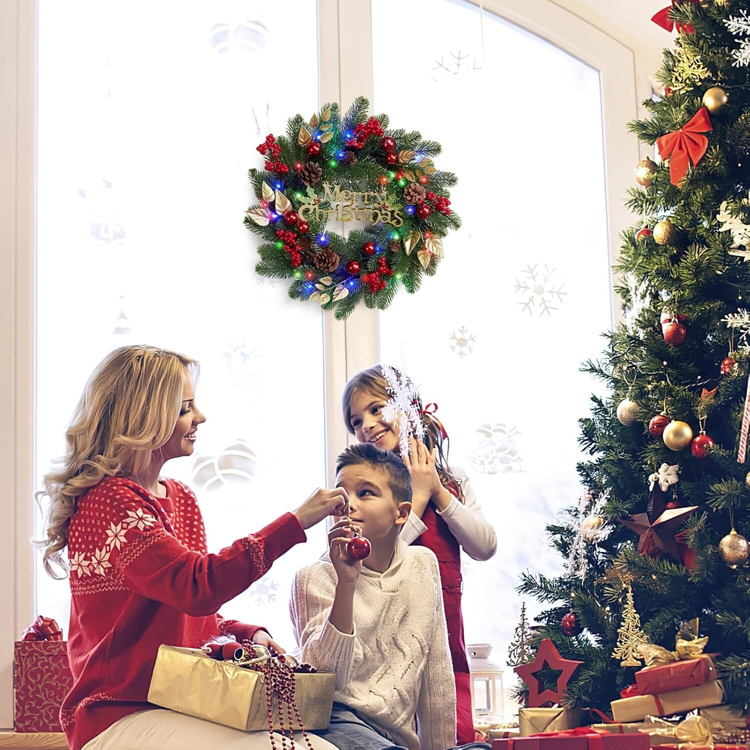 Garvee LSHQQPHO-0Z381JOM Artificial-Christmas-Garland - View #3