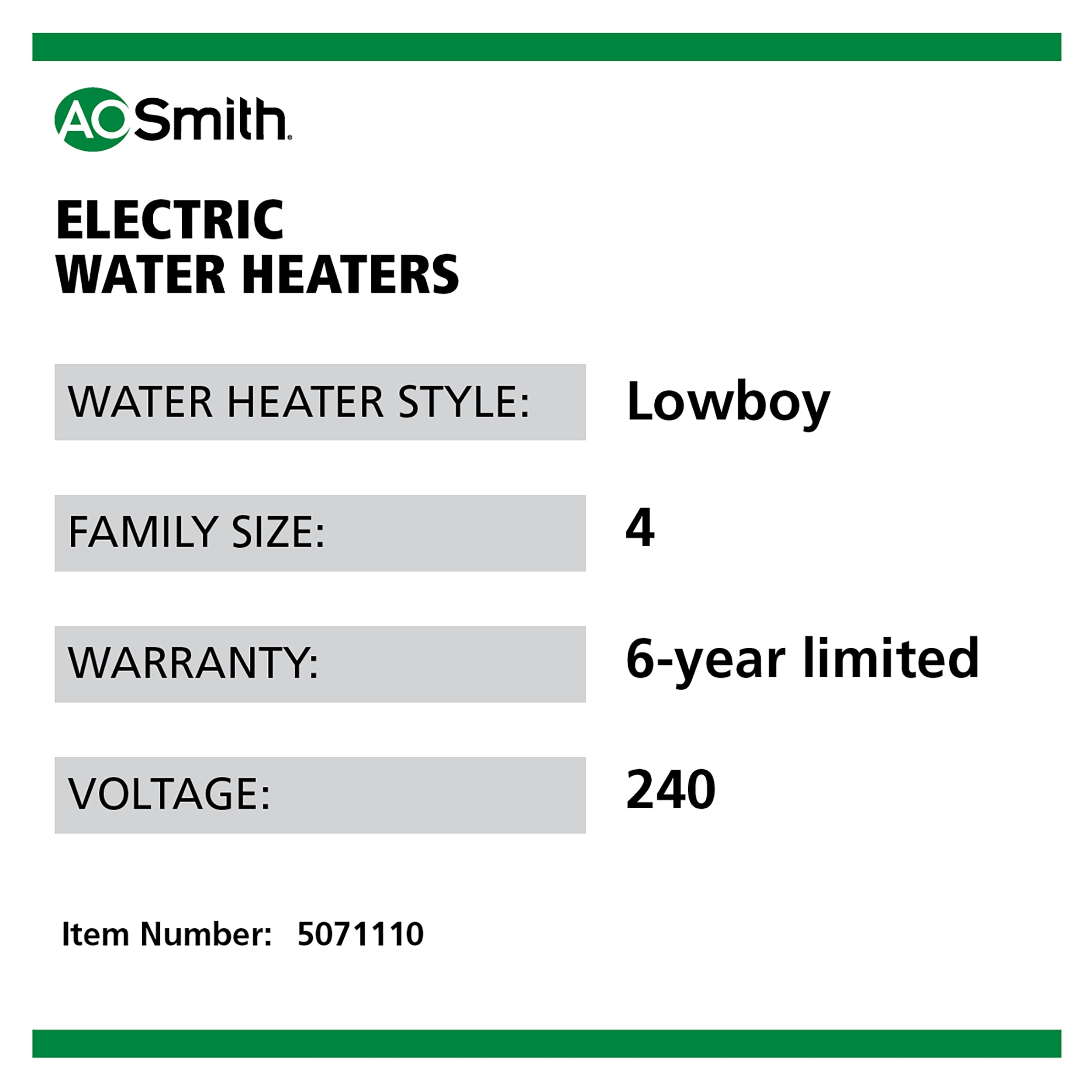 A.O. Smith EEU6-50L45DV Gas-Water-Heaters - View #13