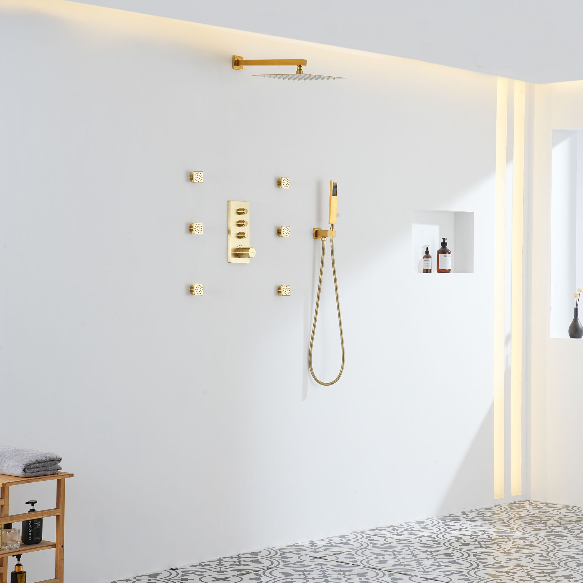 Clihome RCH-BAST816B Showerhead-Bar-Panels - View #3