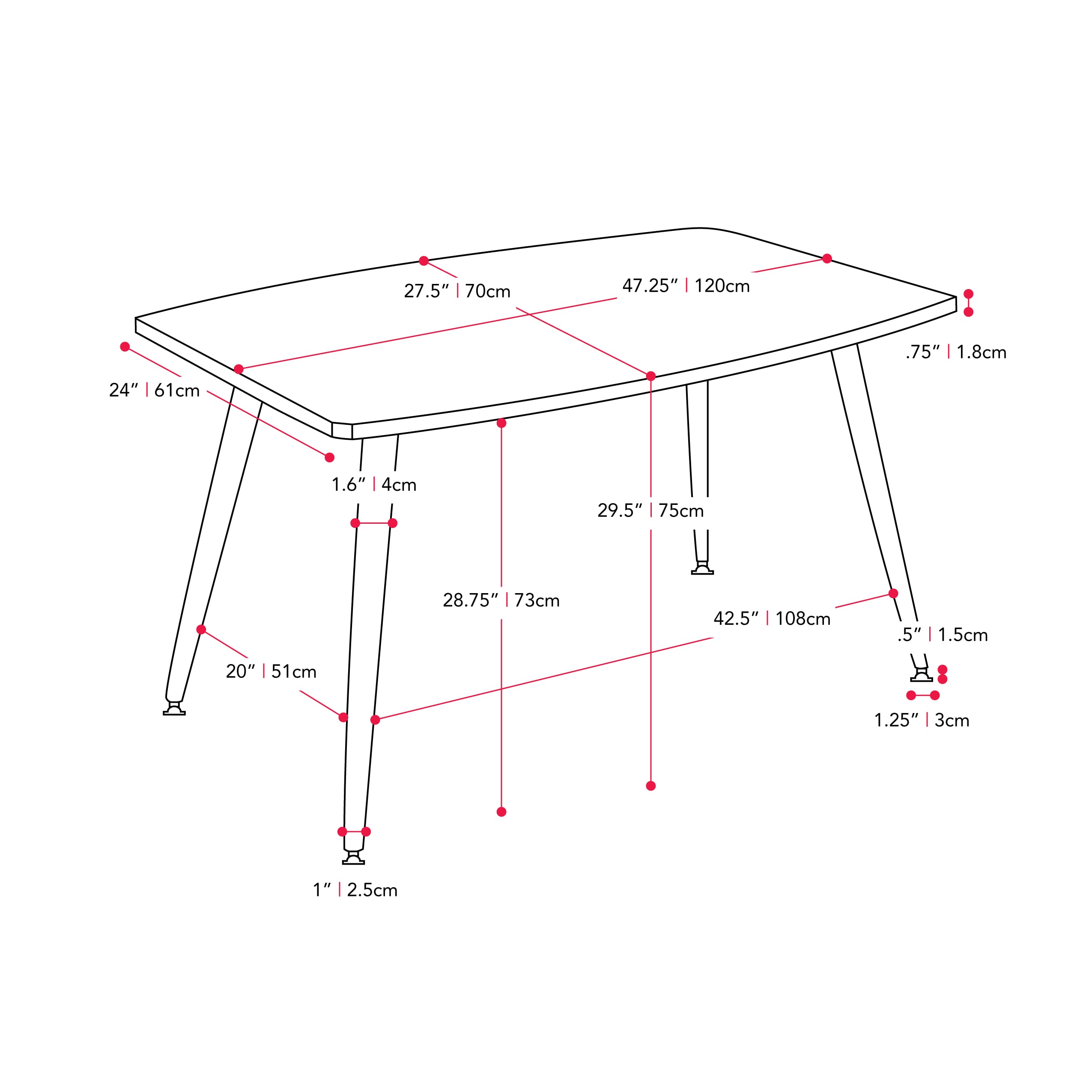 CorLiving DDW-455-T Dining-Tables - View #5