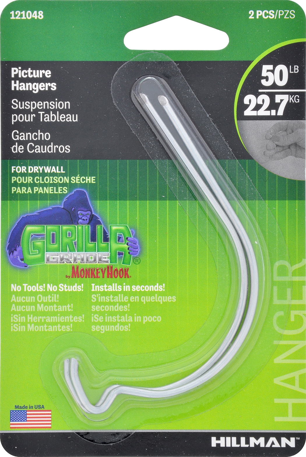 Anchor Wire Gorilla Hook 50lb Picture Hanger in the Picture