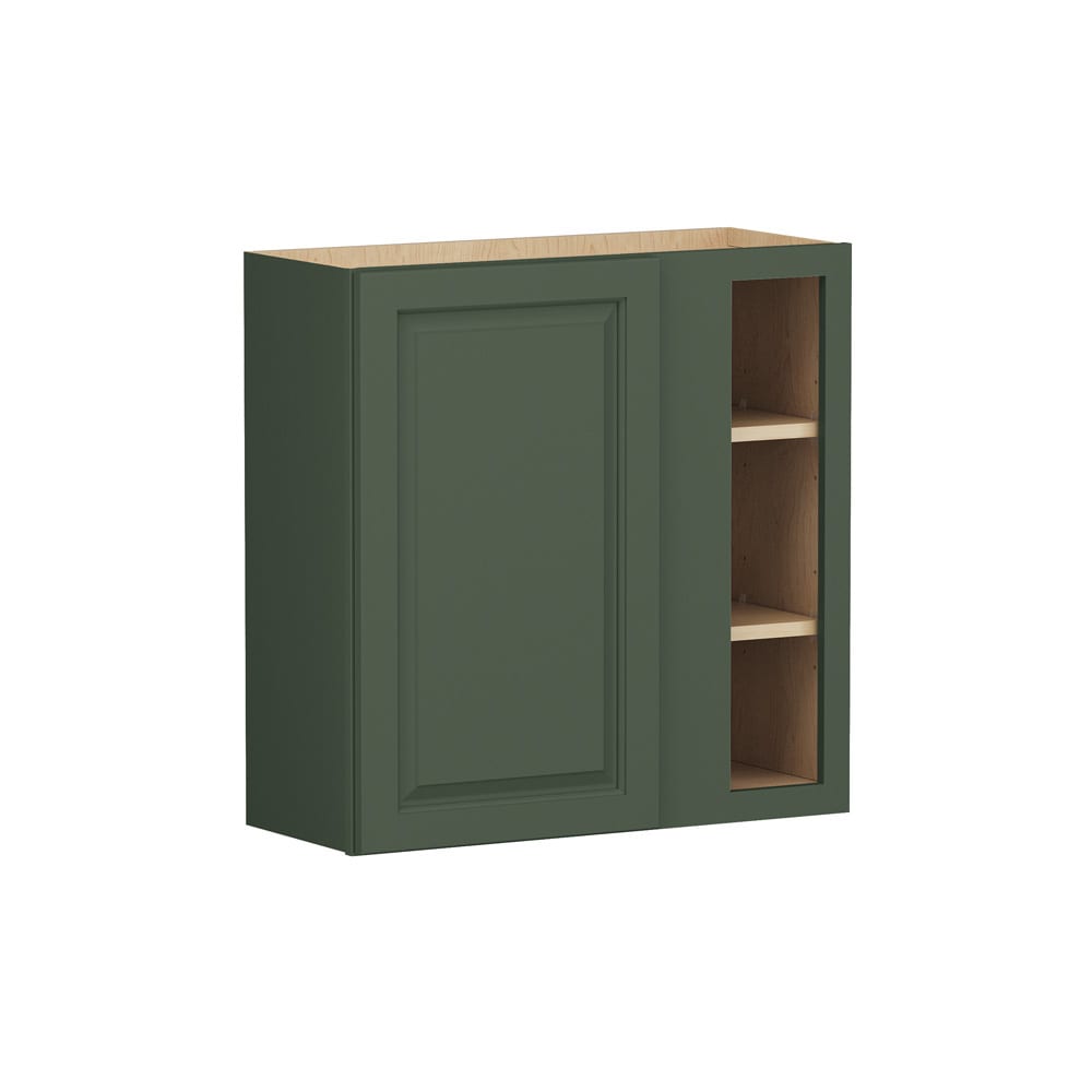 Shenandoah Stemson 30-in W x 30-in H x 12-in D Sage Painted Blind Wall Fully Assembled Cabinet Raised Panel Raised panel