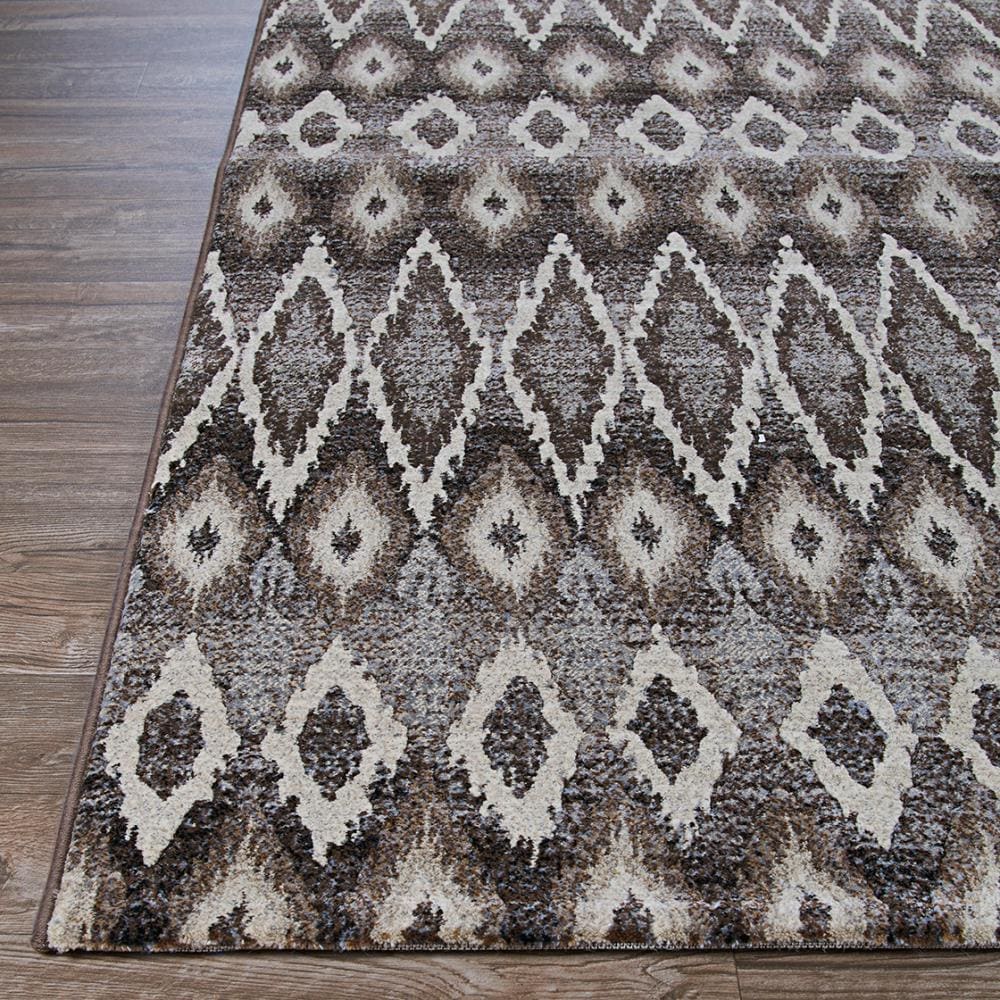 Easton Gray Synthetic Transitional Area Rug