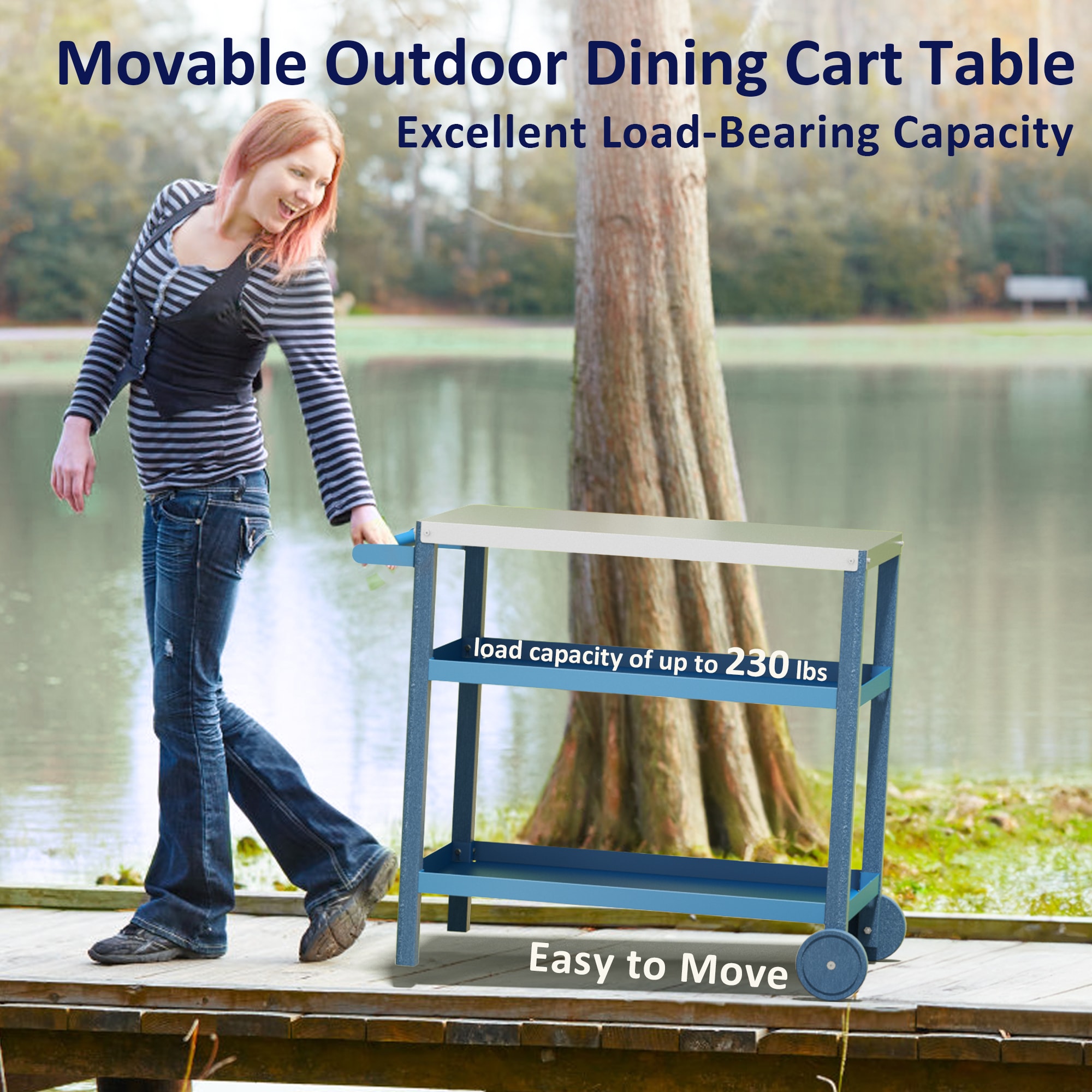 Poly furniture KC-SS07-NBU Grill-Carts-Grill-Stands - View #3