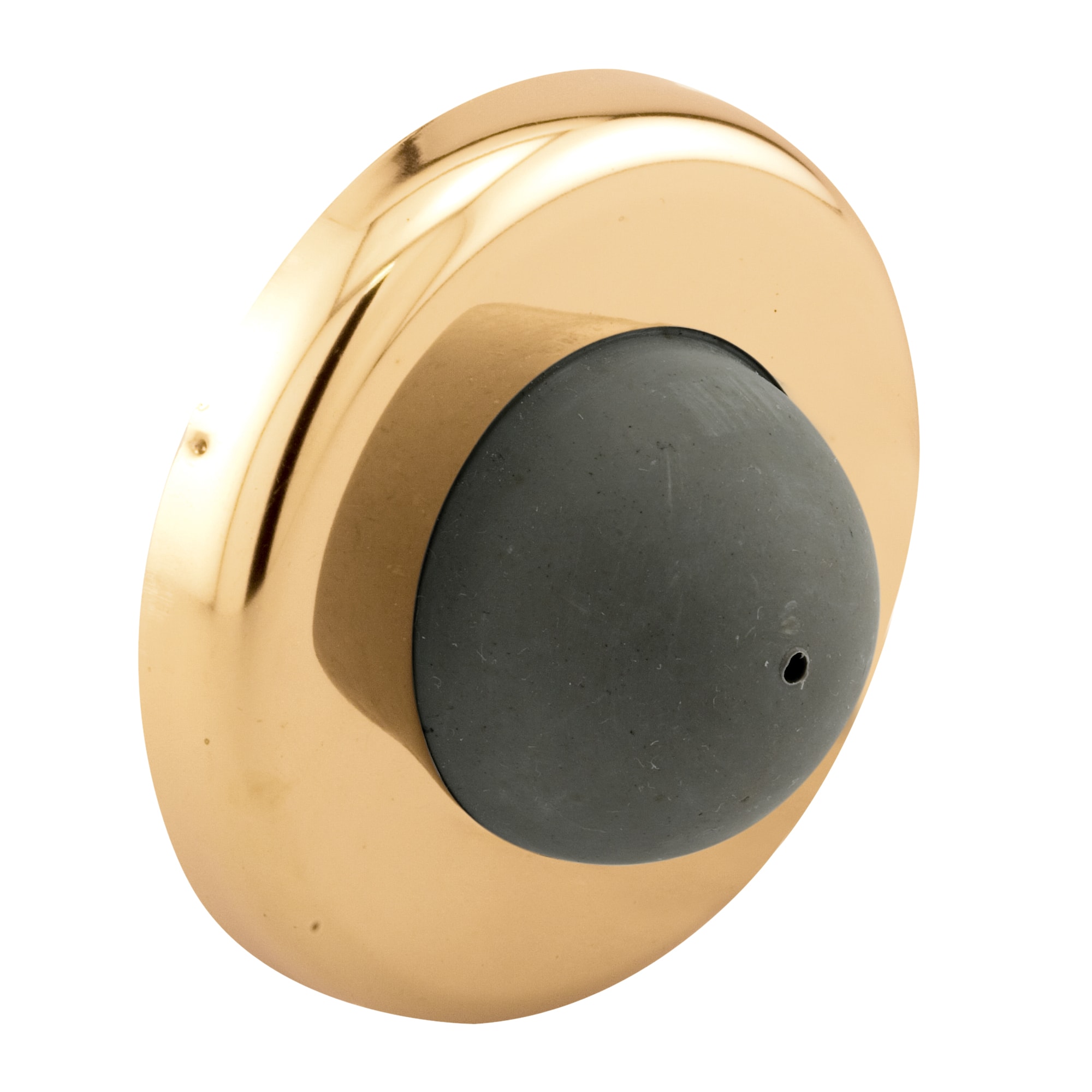 Prime-Line MP4550 2-1/2-in Polished brass Bumper Door Stop 5 -Pack