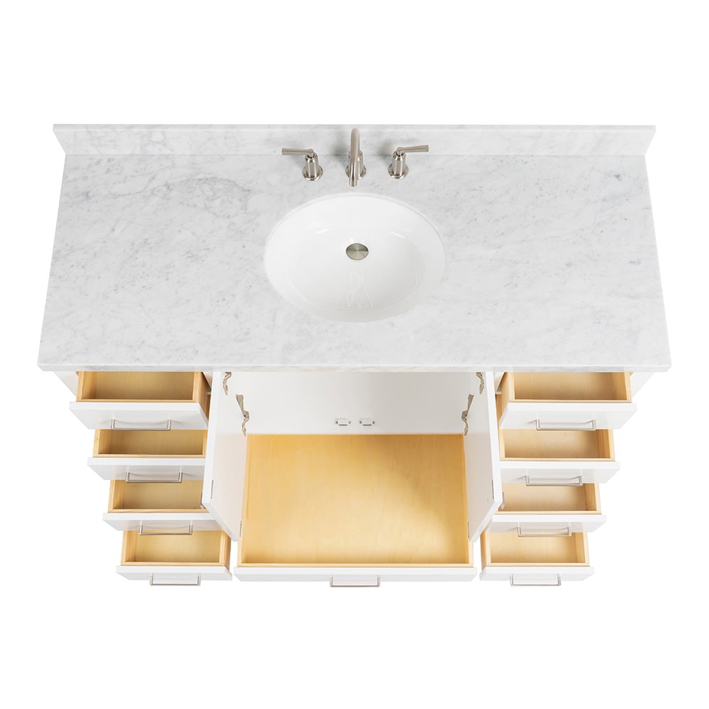 ARIEL A055S-VO-WHT Bath-Vanity-Combo - View #5
