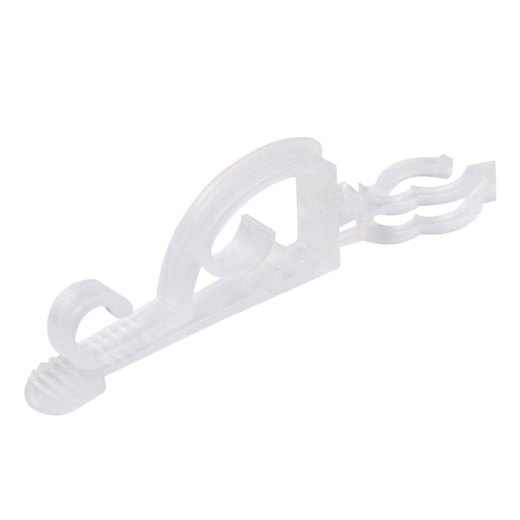 Simple Living Solutions - Clear Max Pro Anywhere Christmas Light Clips - 4 inch - Pack of 75